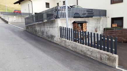 Aluzaun aus dem 2018 in 9495 Triesen Schweiz von Zaunteam Werdenberg.