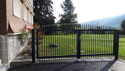 Aluzaun aus dem 2020 in 9657 Unterwasser Schweiz von Zaunteam Werdenberg.