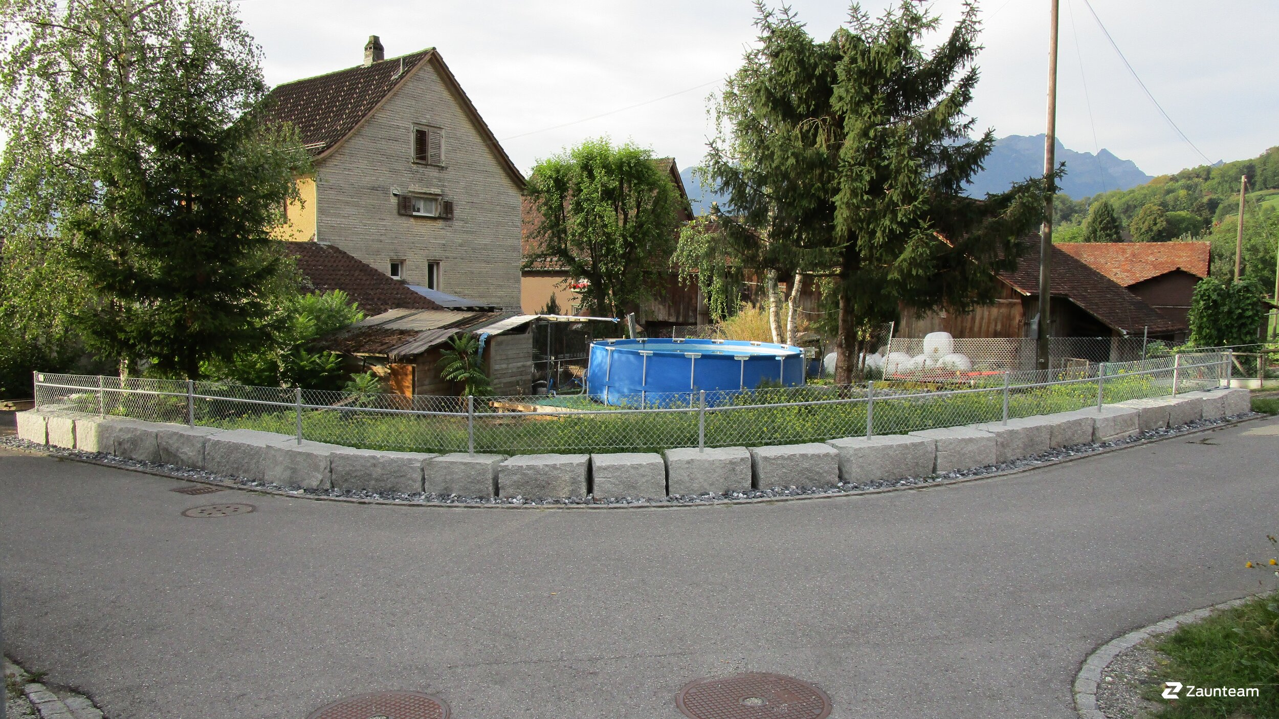 Grillage simple torsion de 2018 à 9468 Sax Suisse de Zaunteam Werdenberg.