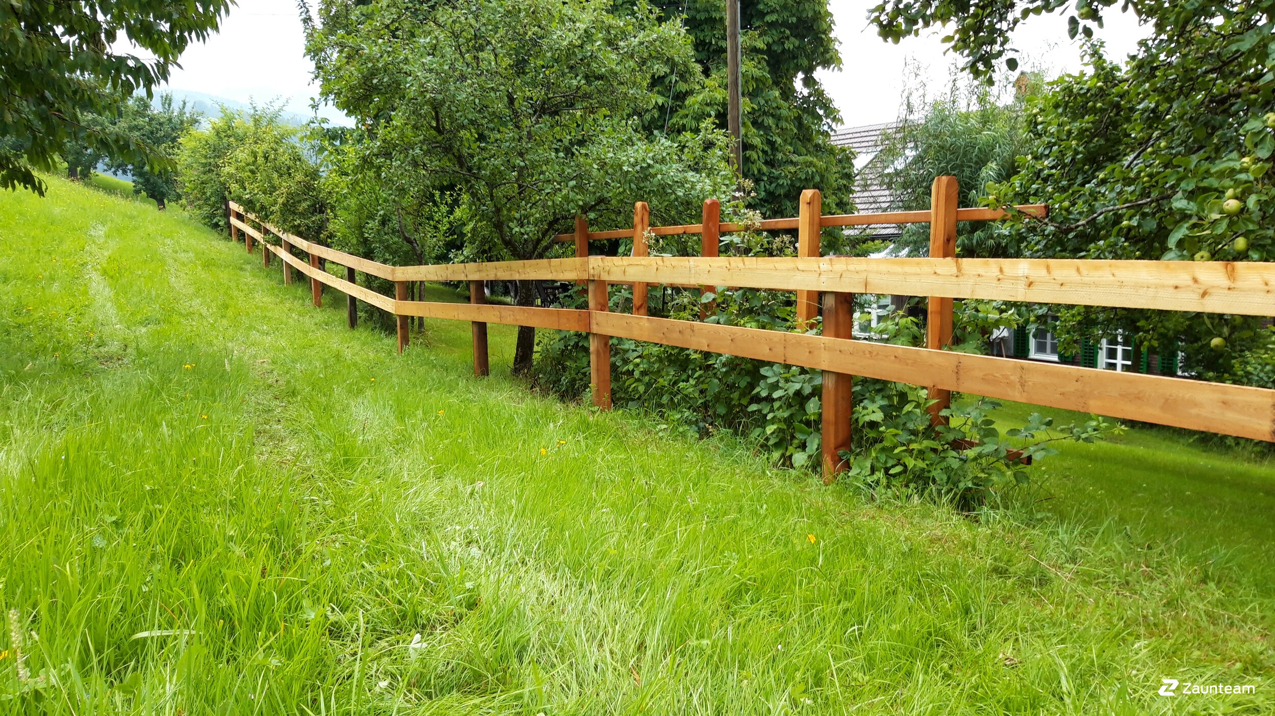 Ranchzaun aus dem 2020 in 9472 Grabserberg Schweiz von Zaunteam Werdenberg.