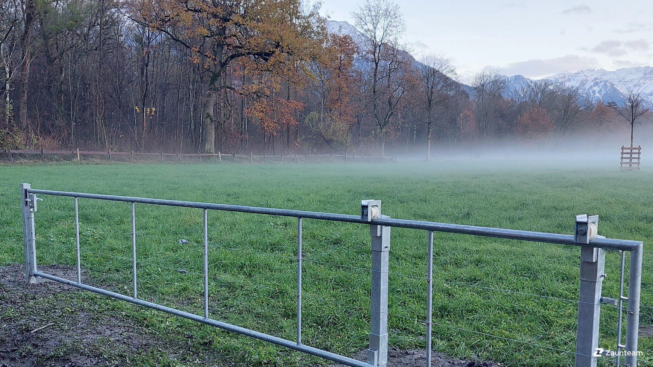Automatische Tore aus dem 2022 in 9470 Buchs Schweiz von Zaunteam Werdenberg.
