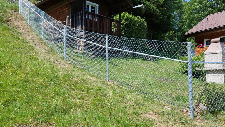 Diagonalgeflecht aus dem 2025 in 9472 Grabs Schweiz von Zaunteam Werdenberg.