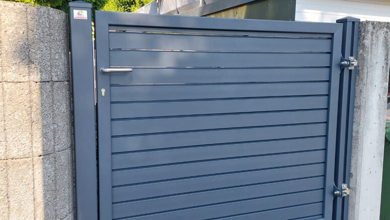 Aluminium Sichtschutz aus dem 2025 in 9475 Sevelen Schweiz von Zaunteam Werdenberg.
