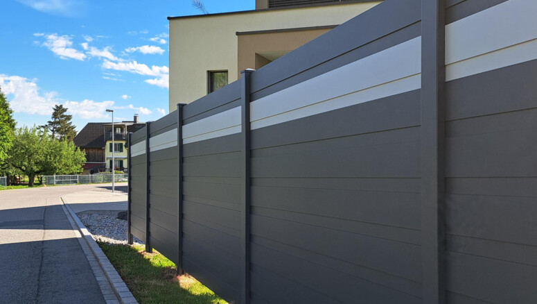 Aluminium Sichtschutz aus dem 2026 in 9470 Werdenberg Schweiz von Zaunteam Werdenberg.