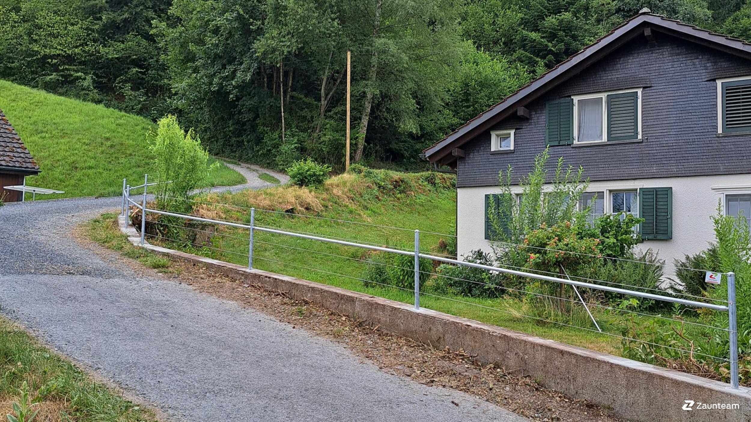 Clôture en fil de 2026 à 9472 Grabs Suisse de Zaunteam Werdenberg.