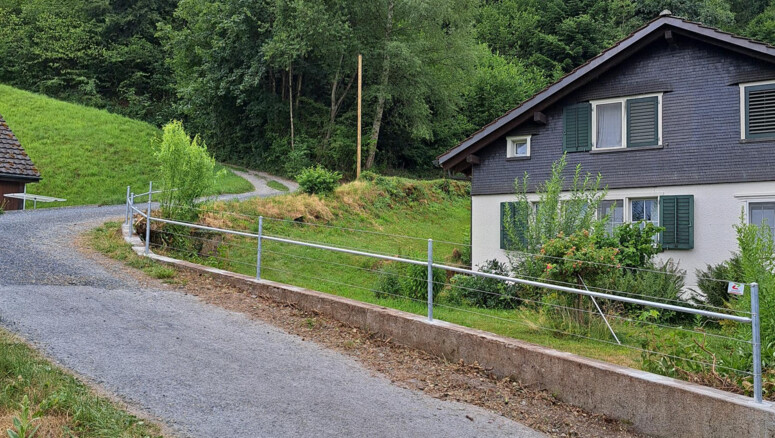 Clôture en fil de 2026 à 9472 Grabs Suisse de Zaunteam Werdenberg.