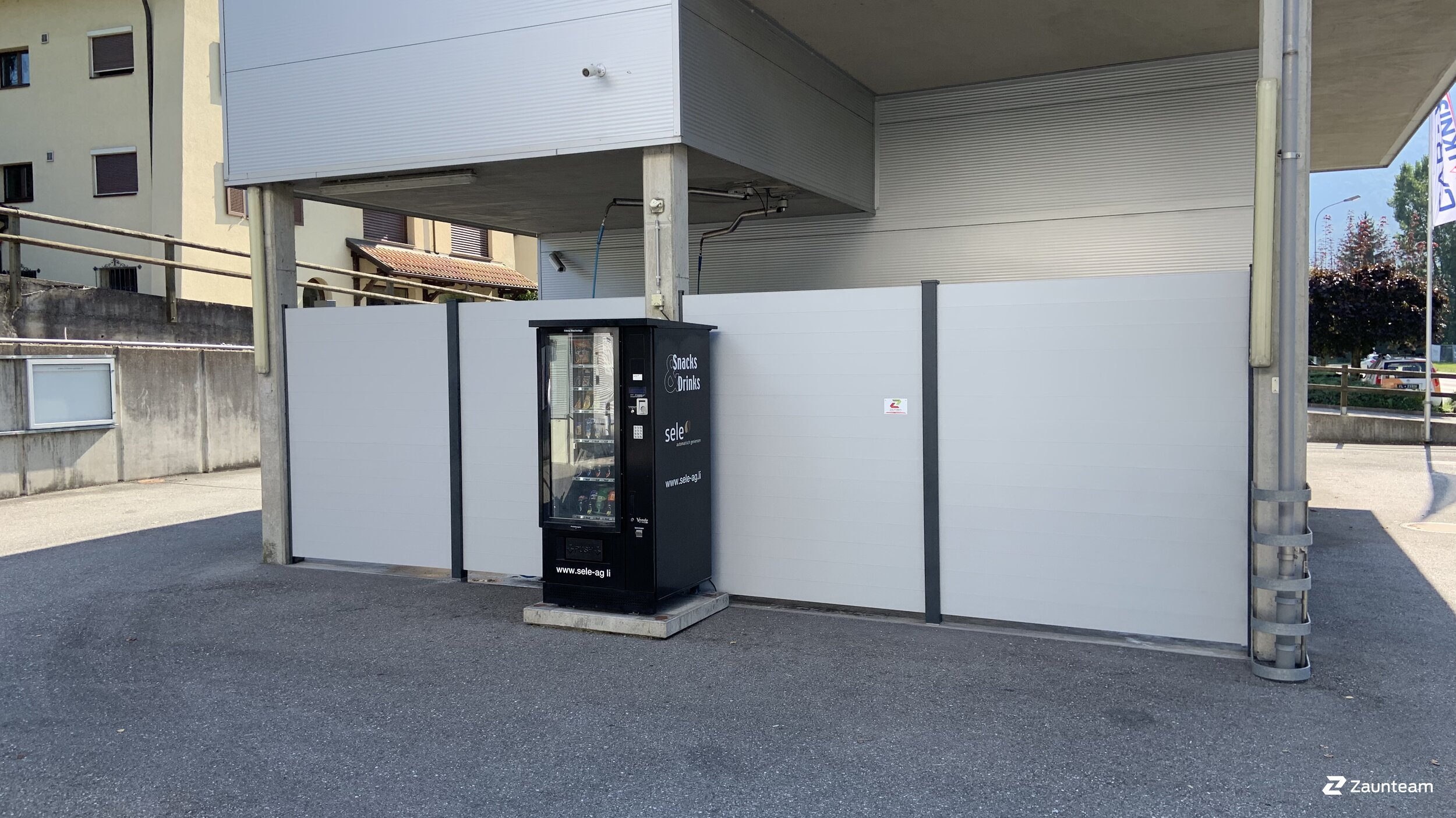 Aluminium Sichtschutz aus dem 2019 in 9492 Eschen Schweiz von Zaunteam Heidiland.