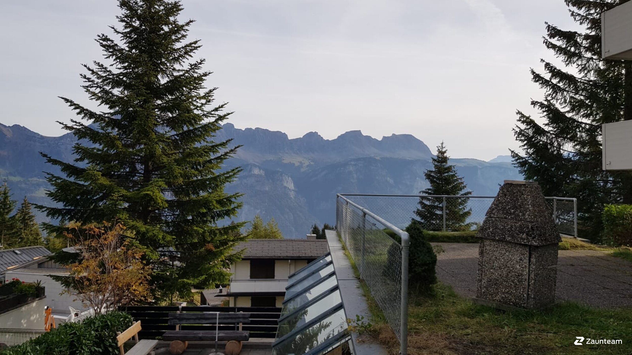 Diagonalgeflecht aus dem 2018 in 8898 Flumserberg Tannenbodenalp Schweiz von Zaunteam Heidiland.