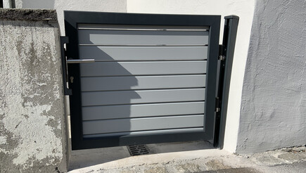 Aluminium Sichtschutz aus dem 2021 in 7320 Sargans Schweiz von Zaunteam Heidiland.