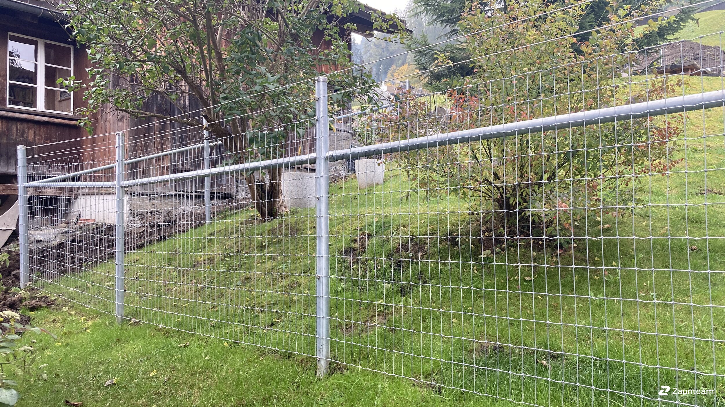 Treillis noué de 2020 à 7241 Conters Suisse de Zaunteam Heidiland.