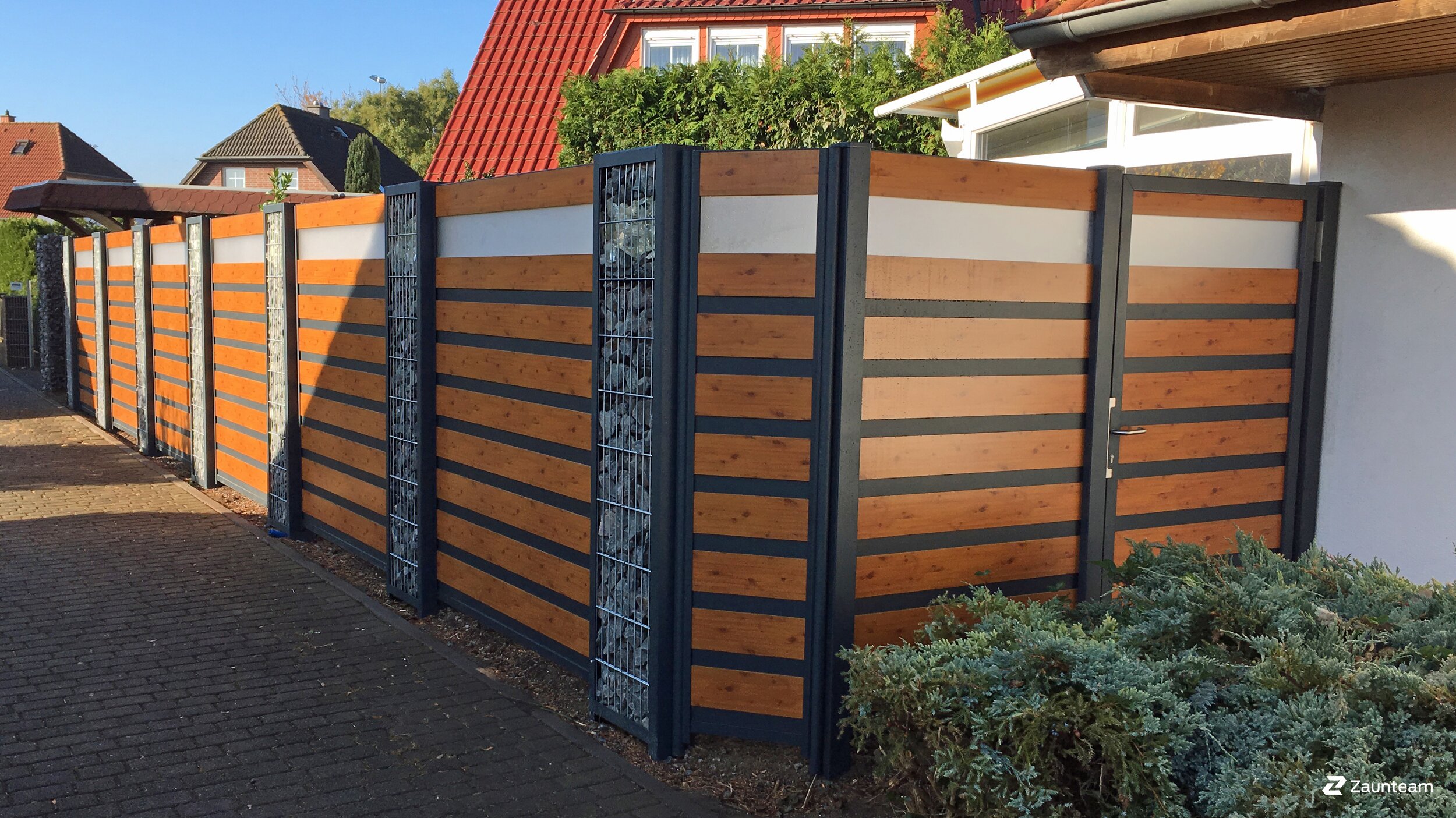 Aluminium Sichtschutz aus dem 2018 in 39171 Altenweddingen Deutschland von Zaunteam Magdeburg-Harz.