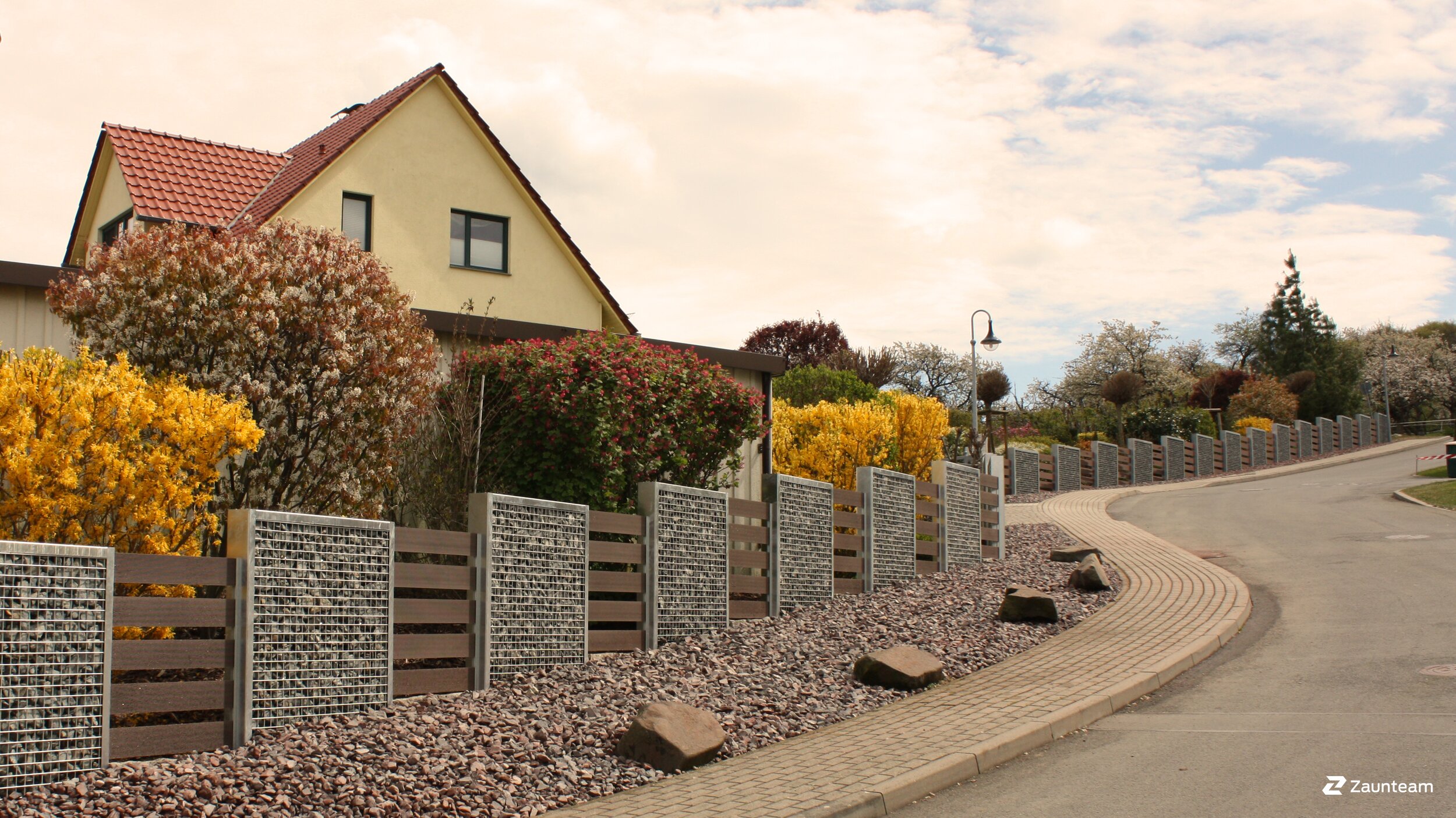 Gabionen Steinkörbe aus dem 2016 in 38838 Dingelstedt Deutschland von Zaunteam Magdeburg-Harz.