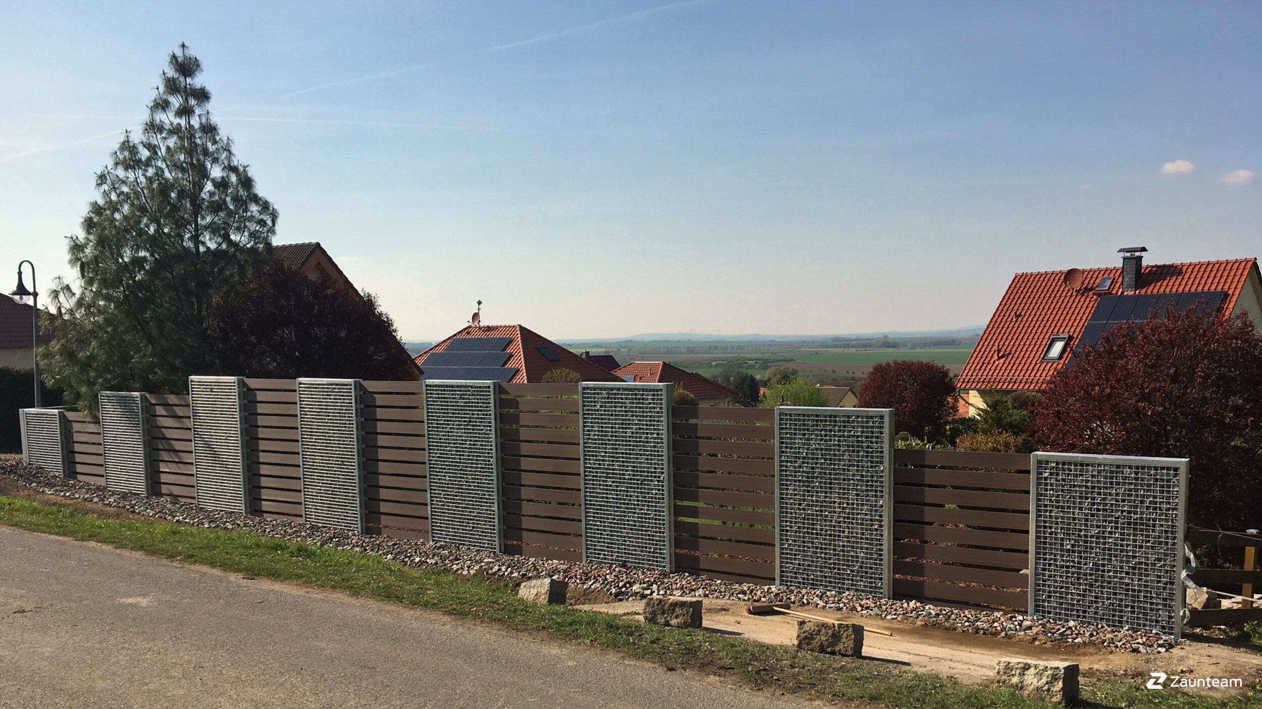 Gabionen Steinkörbe aus dem 2017 in 38838 Dingelstedt Deutschland von Zaunteam Magdeburg-Harz.