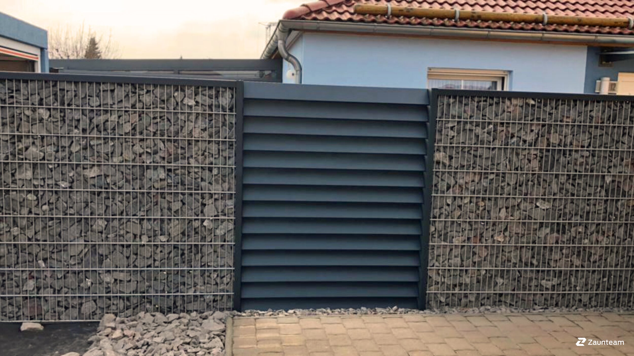 Gabions de 2018 à 38820 Halberstadt Allemagne de Zaunteam Magdeburg-Harz.