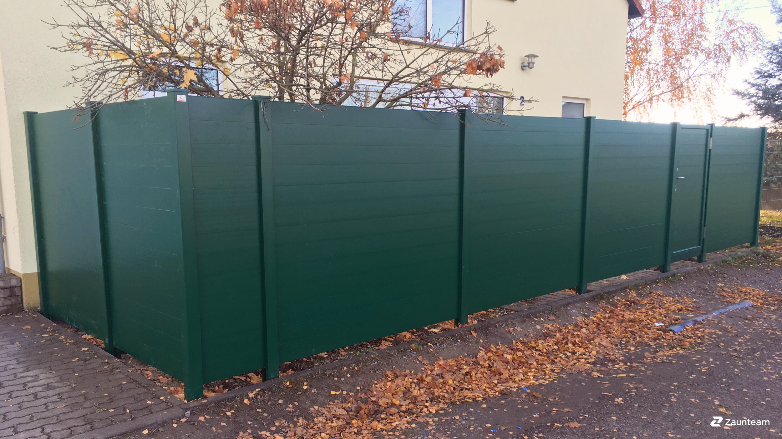 Aluminium Sichtschutz aus dem 2018 in 39443 Atzendorf Deutschland von Zaunteam Magdeburg-Harz.