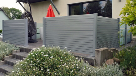 Aluminium Sichtschutz aus dem 2020 in 39171 Altenweddingen Deutschland von Zaunteam Magdeburg-Harz.