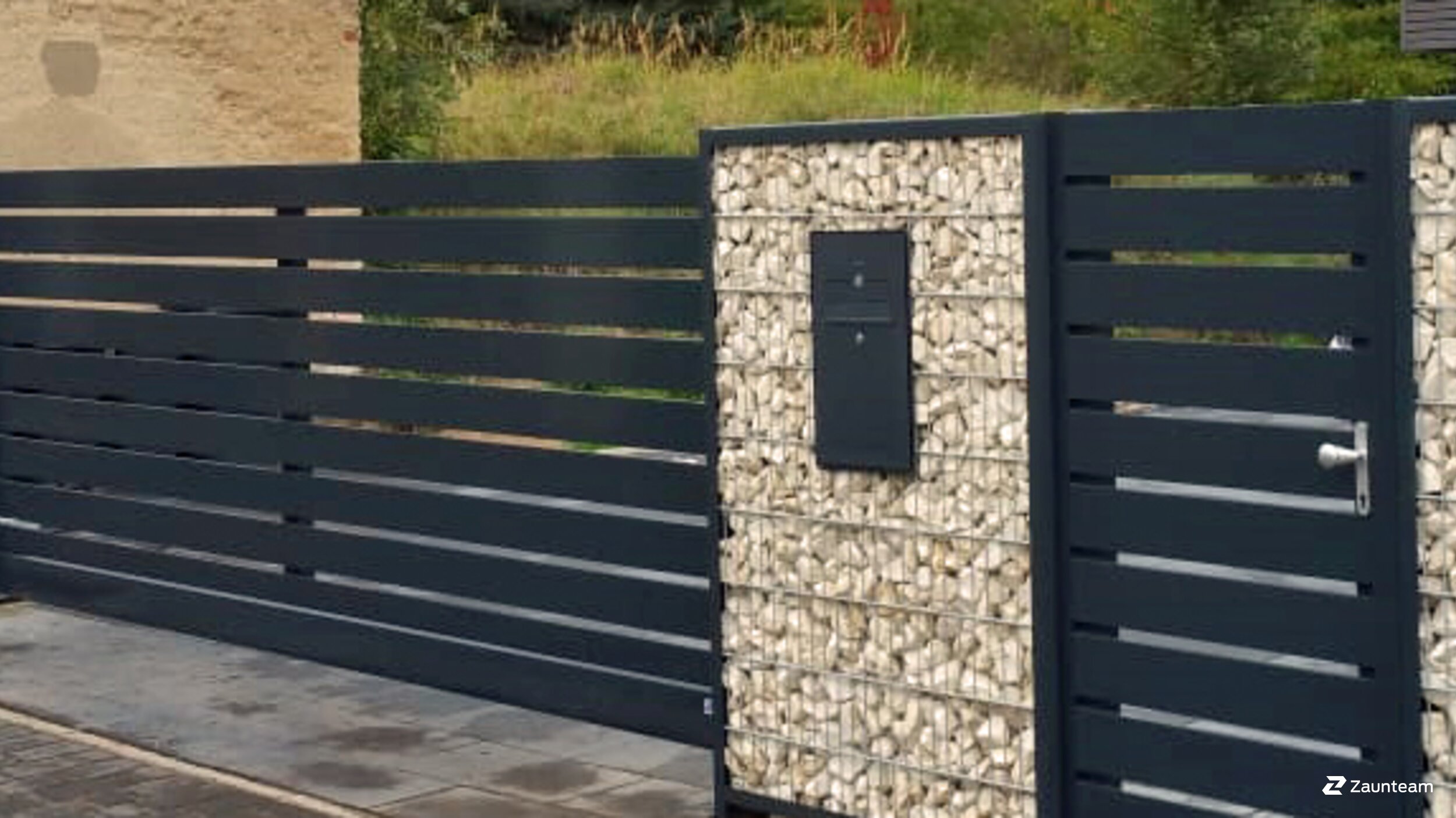 Clôture en aluminium de 2020 à 39393 Hötensleben Allemagne de Zaunteam Magdeburg-Harz.