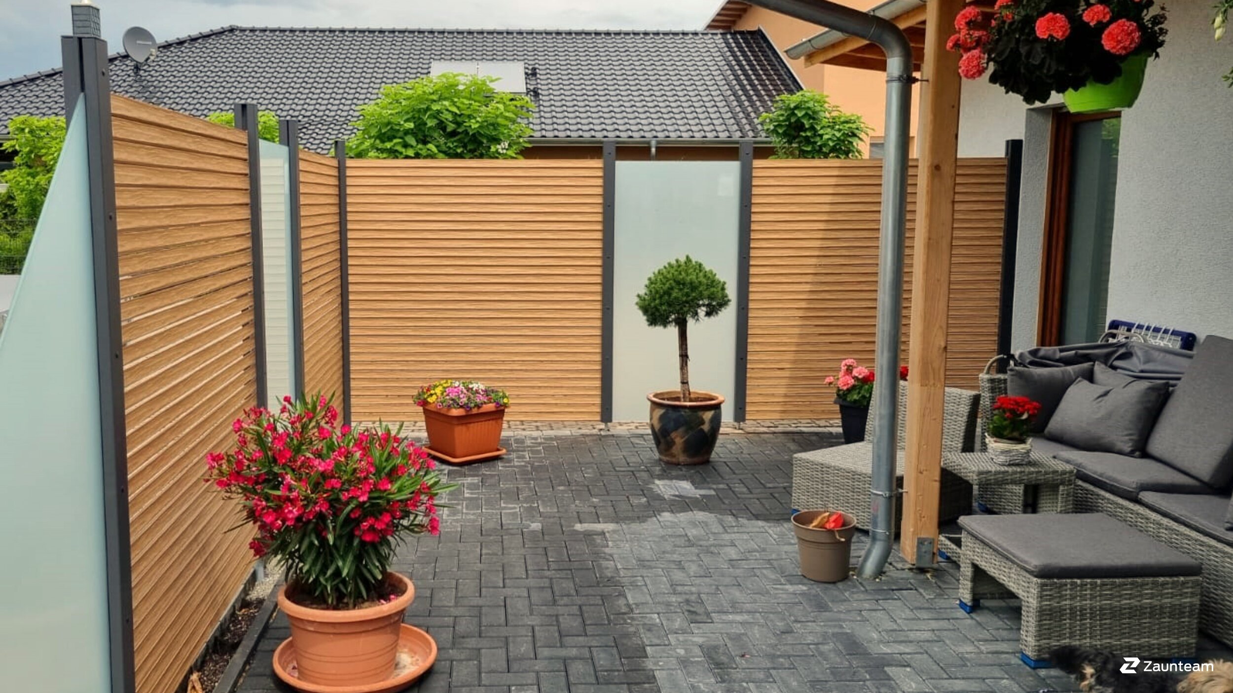 Aluminium Sichtschutz aus dem 2022 in 38829 Harsleben Deutschland von Zaunteam Magdeburg-Harz.