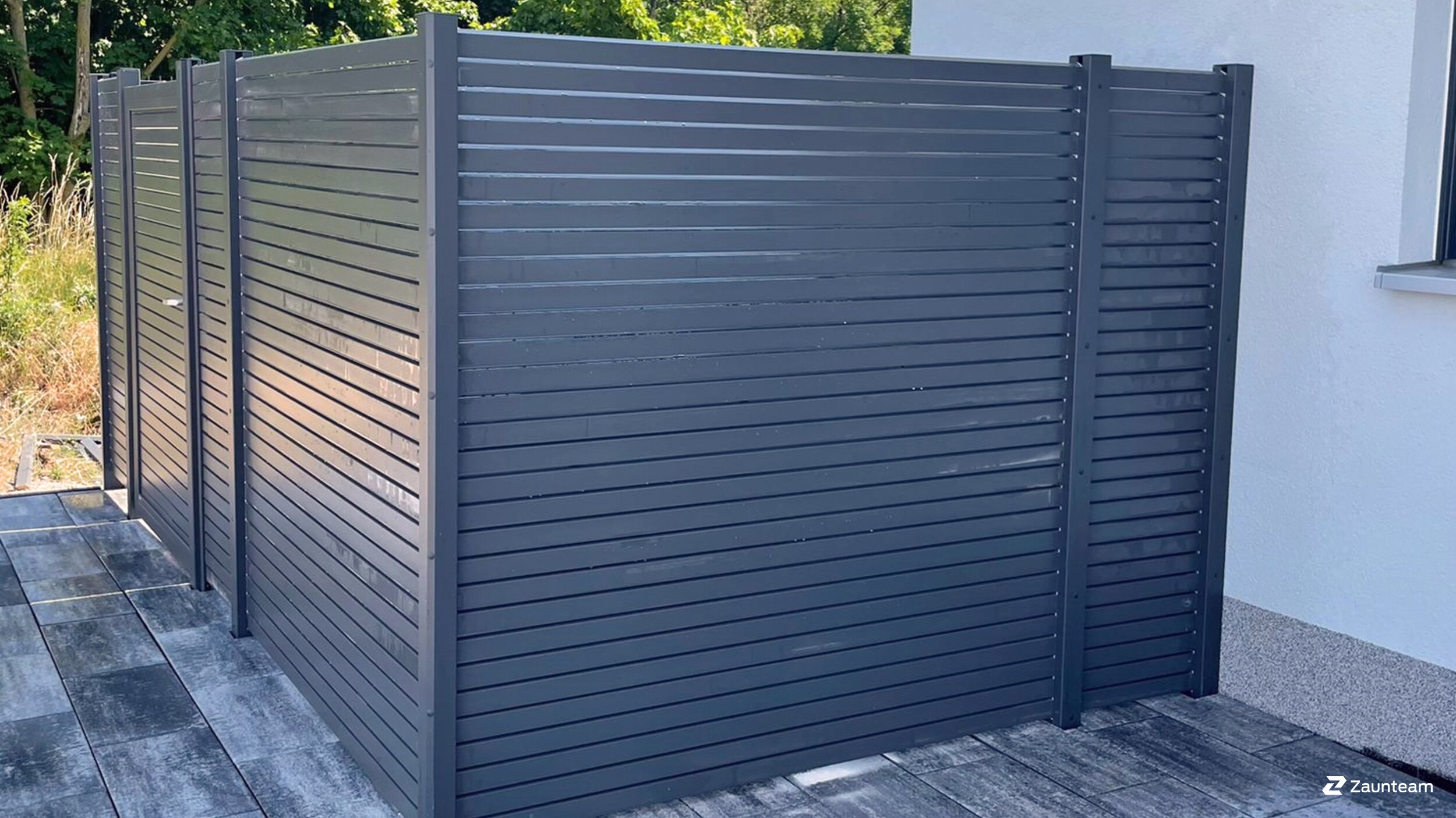 Aluminium Sichtschutz aus dem 2022 in 39122 Magdeburg Deutschland von Zaunteam Magdeburg-Harz.