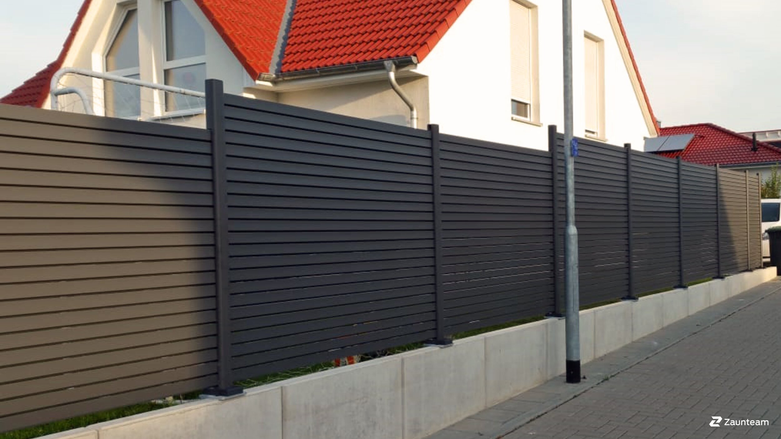 Aluminium Sichtschutz aus dem 2022 in 38324 Kissenbrück Deutschland von Zaunteam Magdeburg-Harz.