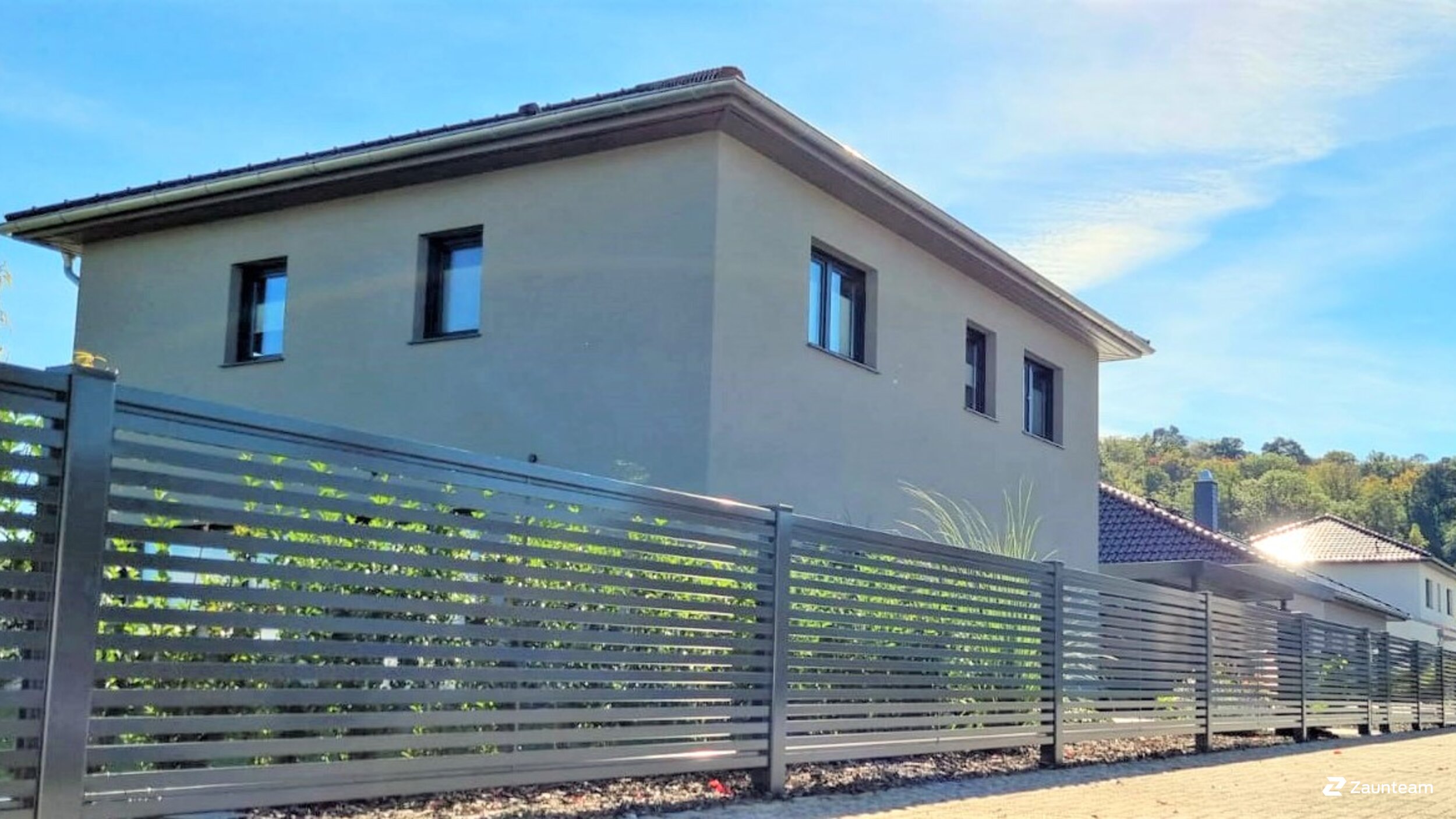 Aluminium Sichtschutz aus dem 2022 in 38820 Halberstadt Deutschland von Zaunteam Magdeburg-Harz.