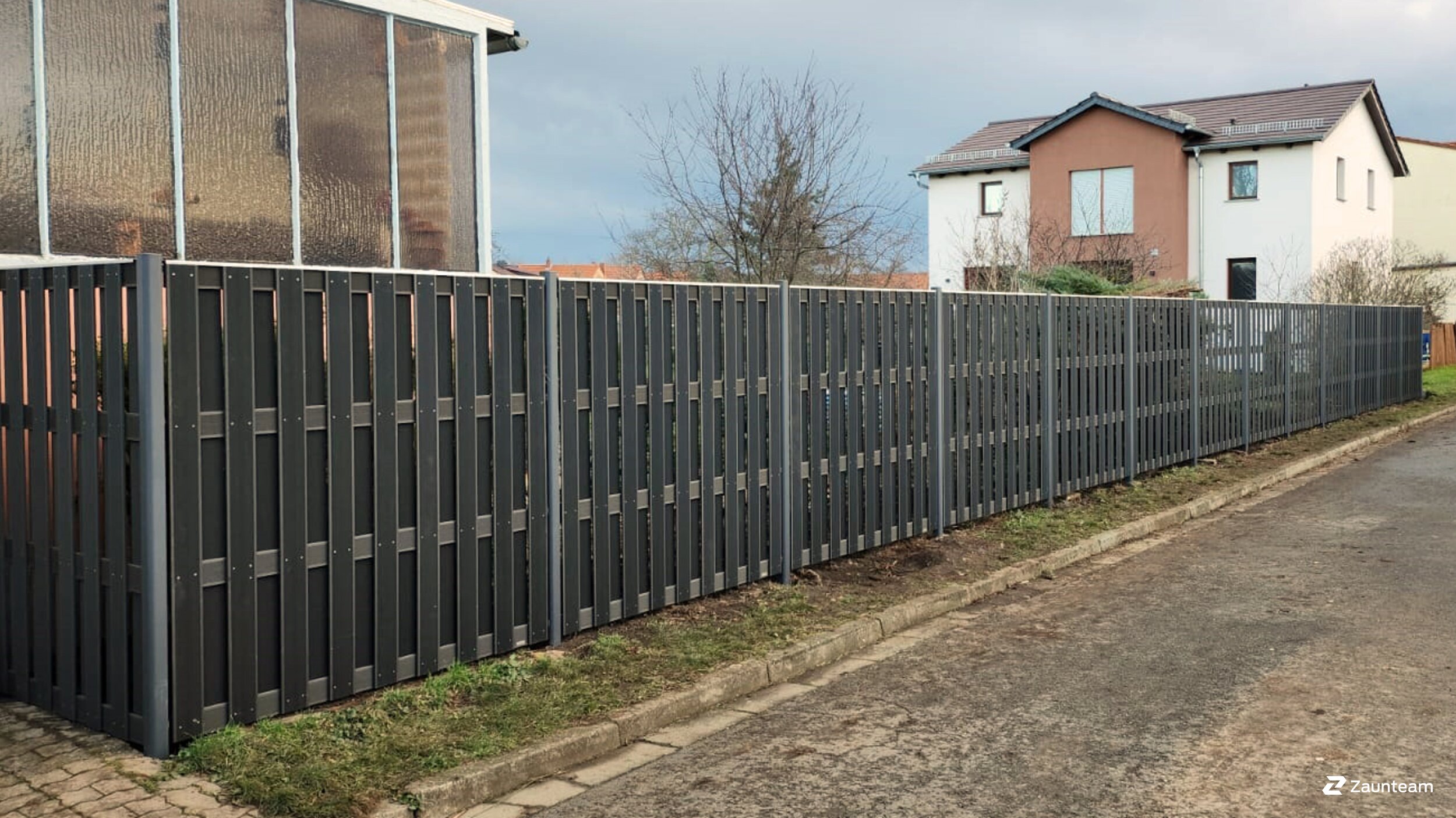 Pare-vue en WPC de 2023 à 06466 Gatersleben Allemagne de Zaunteam Magdeburg-Harz.