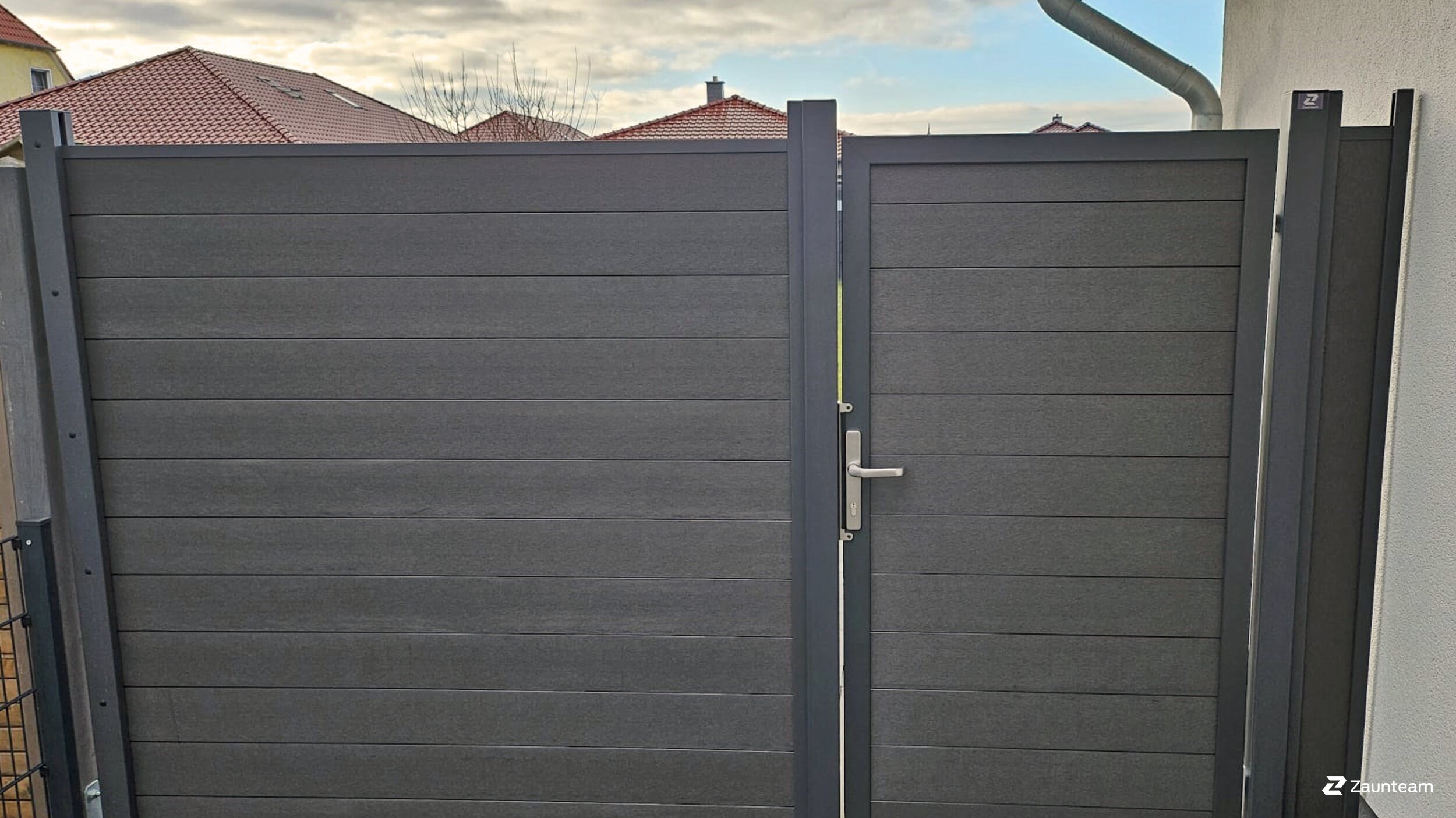 Pare-vue en WPC de 2024 à 38820 Halberstadt Allemagne de Zaunteam Magdeburg-Harz.