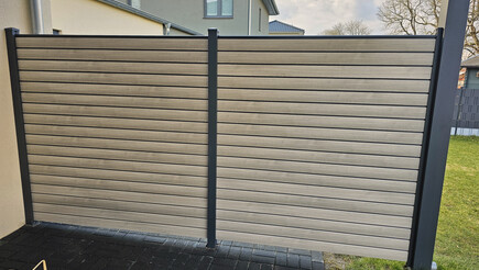 Aluminium Sichtschutz aus dem 2024 in 38829 Harsleben Deutschland von Zaunteam Magdeburg-Harz.