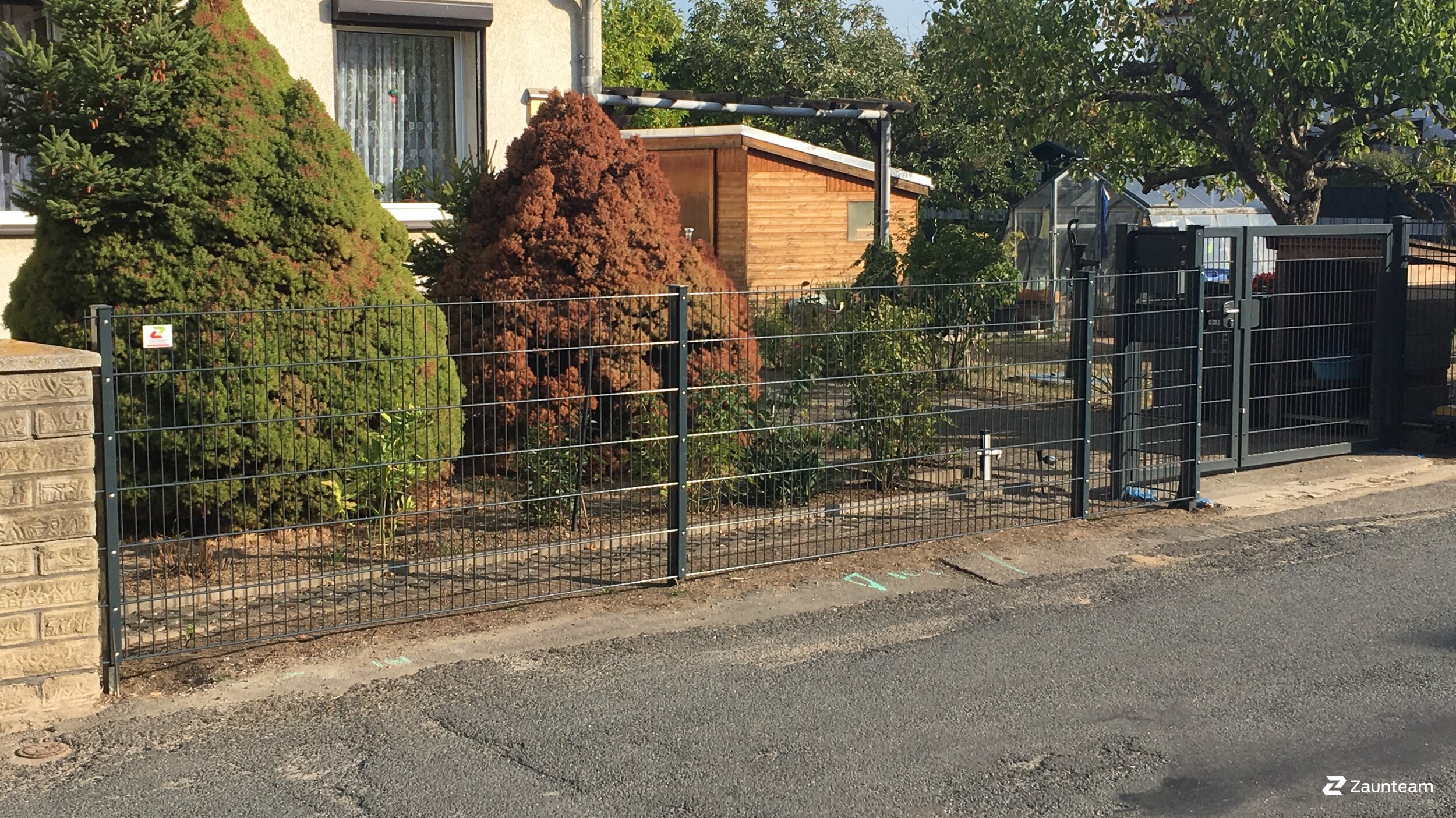 Doppelstabmattenzaun aus dem 2018 in 38889 Blankenburg Deutschland von Zaunteam Magdeburg-Harz.
