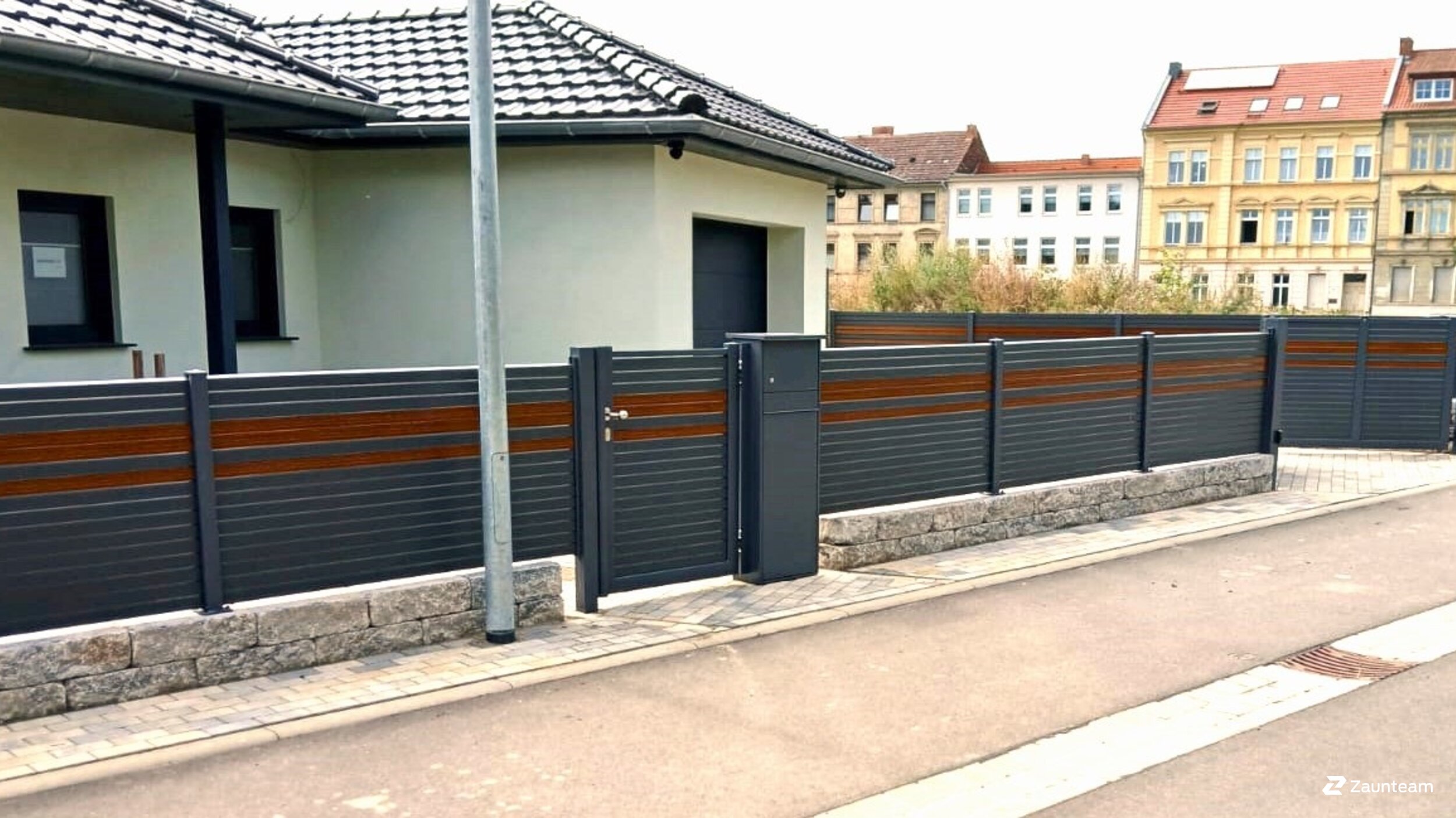 Protection brise-vue en aluminium de 2024 à 06449 Aschersleben Allemagne de Zaunteam Magdeburg-Harz.