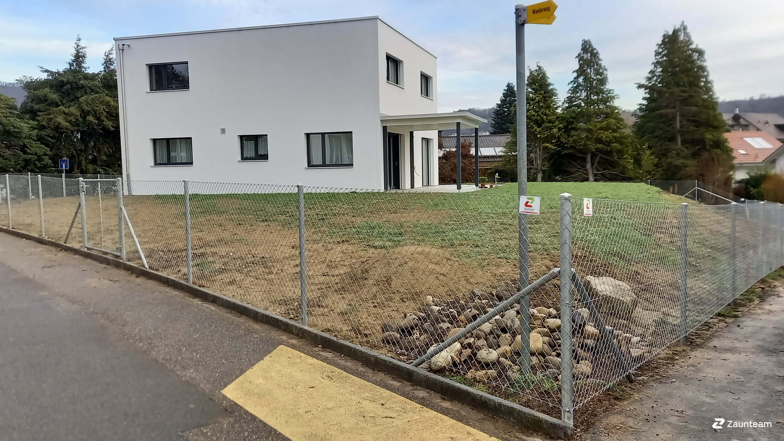 Diagonalgeflecht aus dem 2021 in 5018 Erlinsbach Schweiz von Zaunteam Aargau AG.