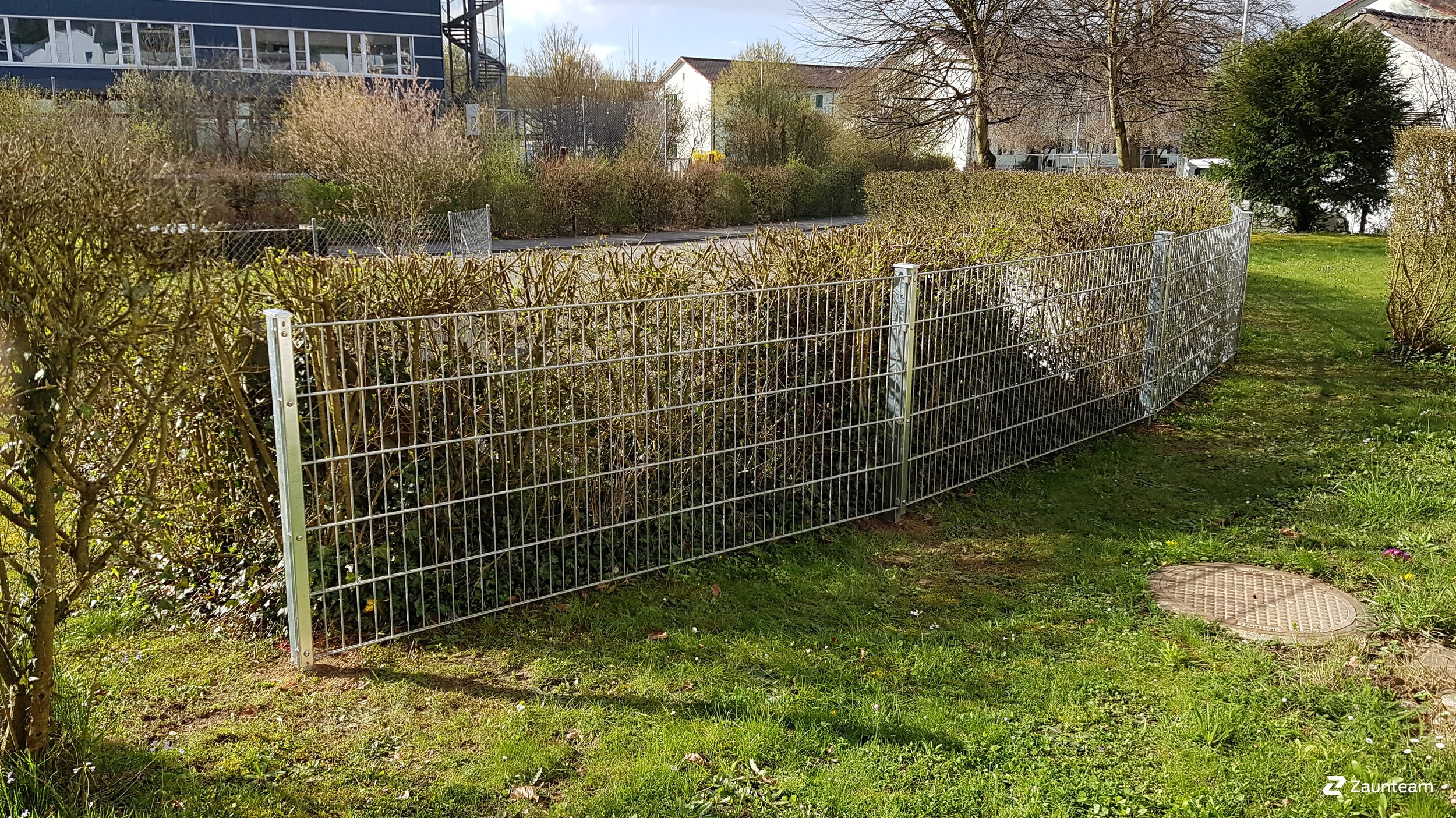 Doppelstabmattenzaun aus dem 2018 in 5000 Aarau Schweiz von Zaunteam Aargau AG.