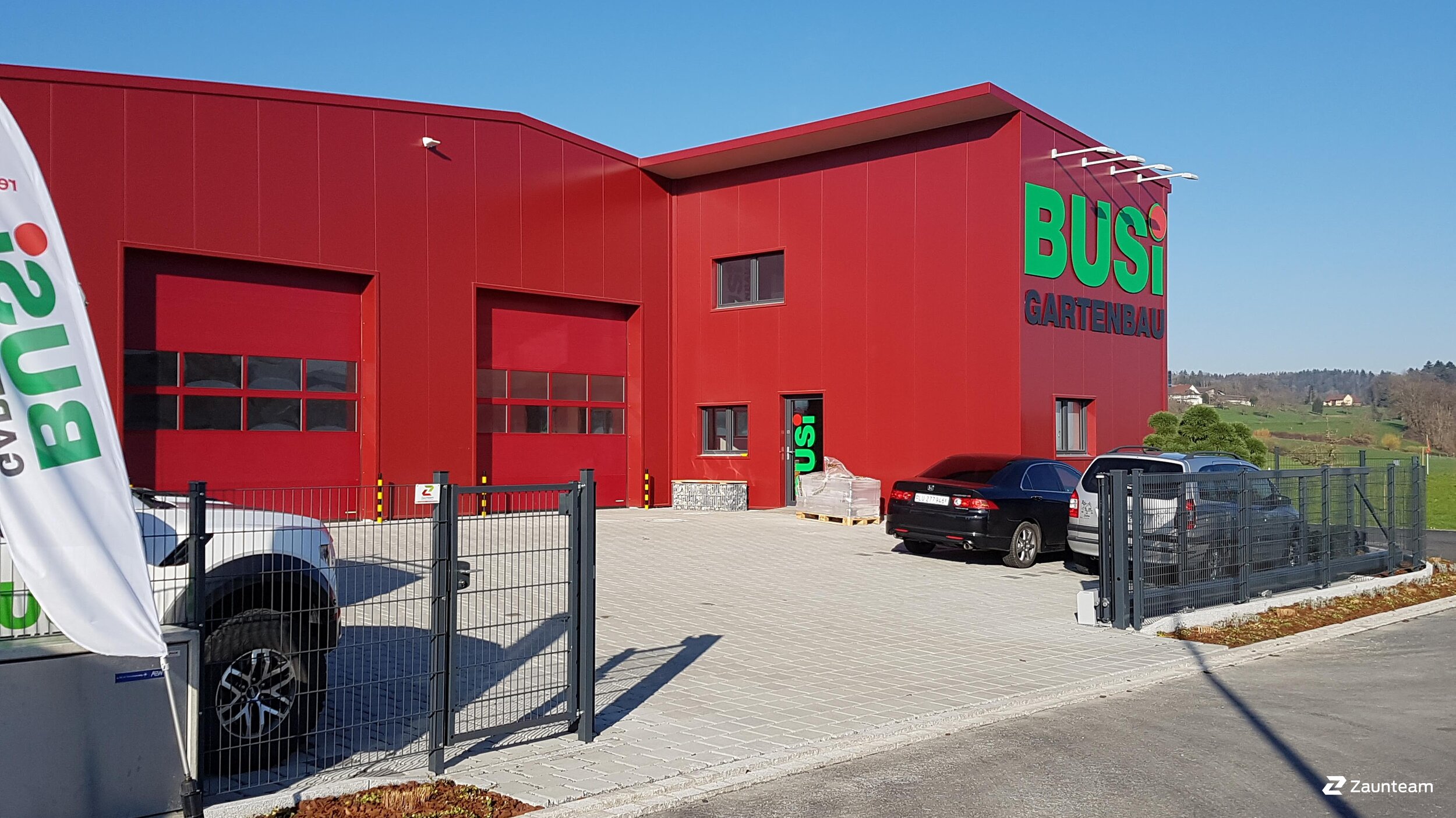 Doppelstabmattenzaun aus dem 2019 in 5705 Hallwil Schweiz von Zaunteam Aargau AG.