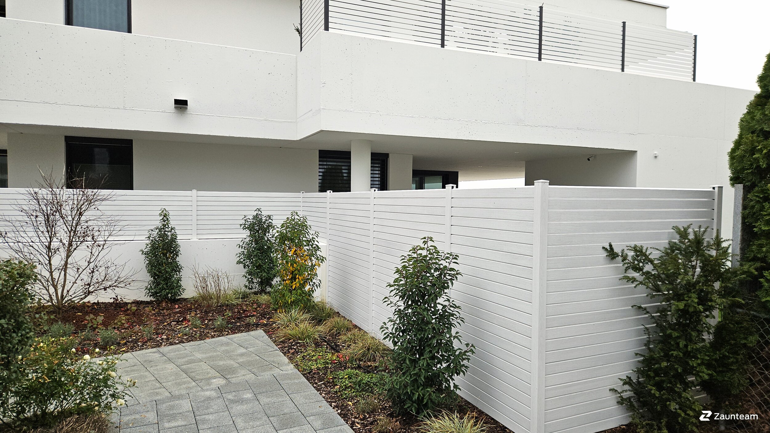 Aluminium Sichtschutz aus dem 2024 in 8967 Widen Schweiz von Zaunteam Aargau AG.