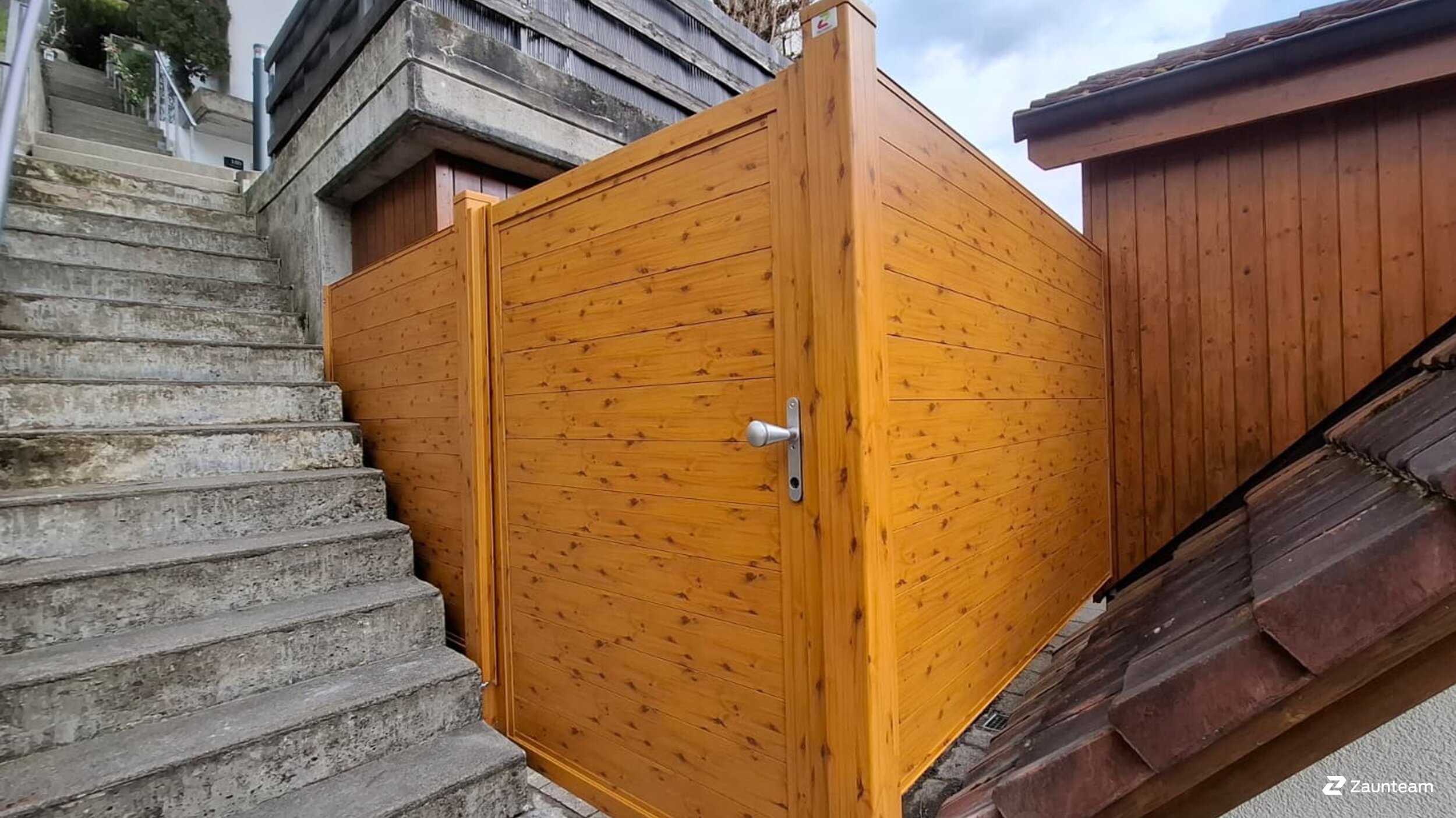 Aluminium Sichtschutz aus dem 2026 in 5430 Wettingen Schweiz von Zaunteam Aargau AG.