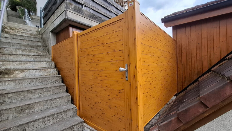 Aluminium Sichtschutz aus dem 2026 in 5430 Wettingen Schweiz von Zaunteam Aargau AG.