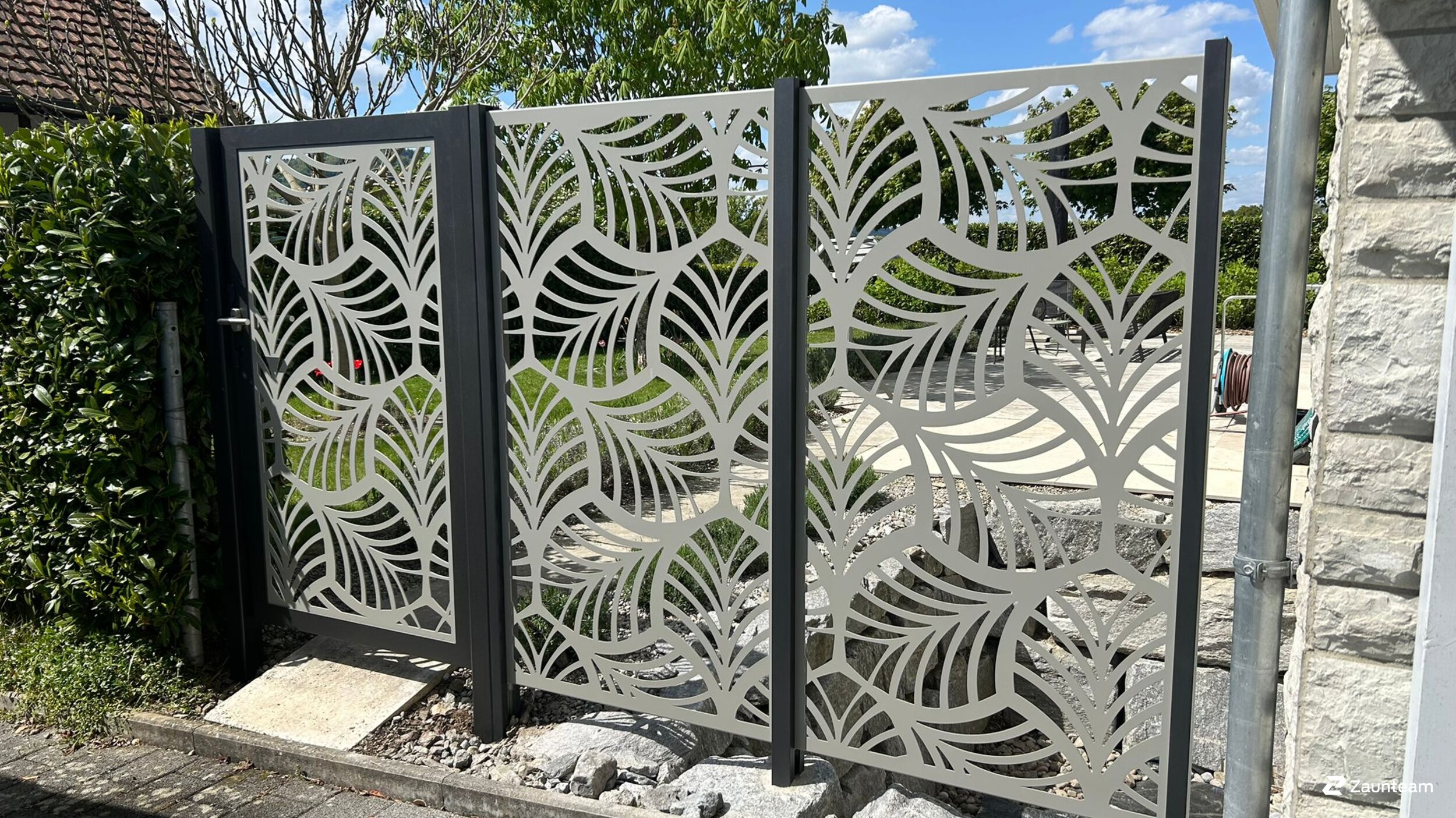 Aluminium Sichtschutz aus dem 2026 in 5616 Meisterschwanden Schweiz von Zaunteam Aargau AG.