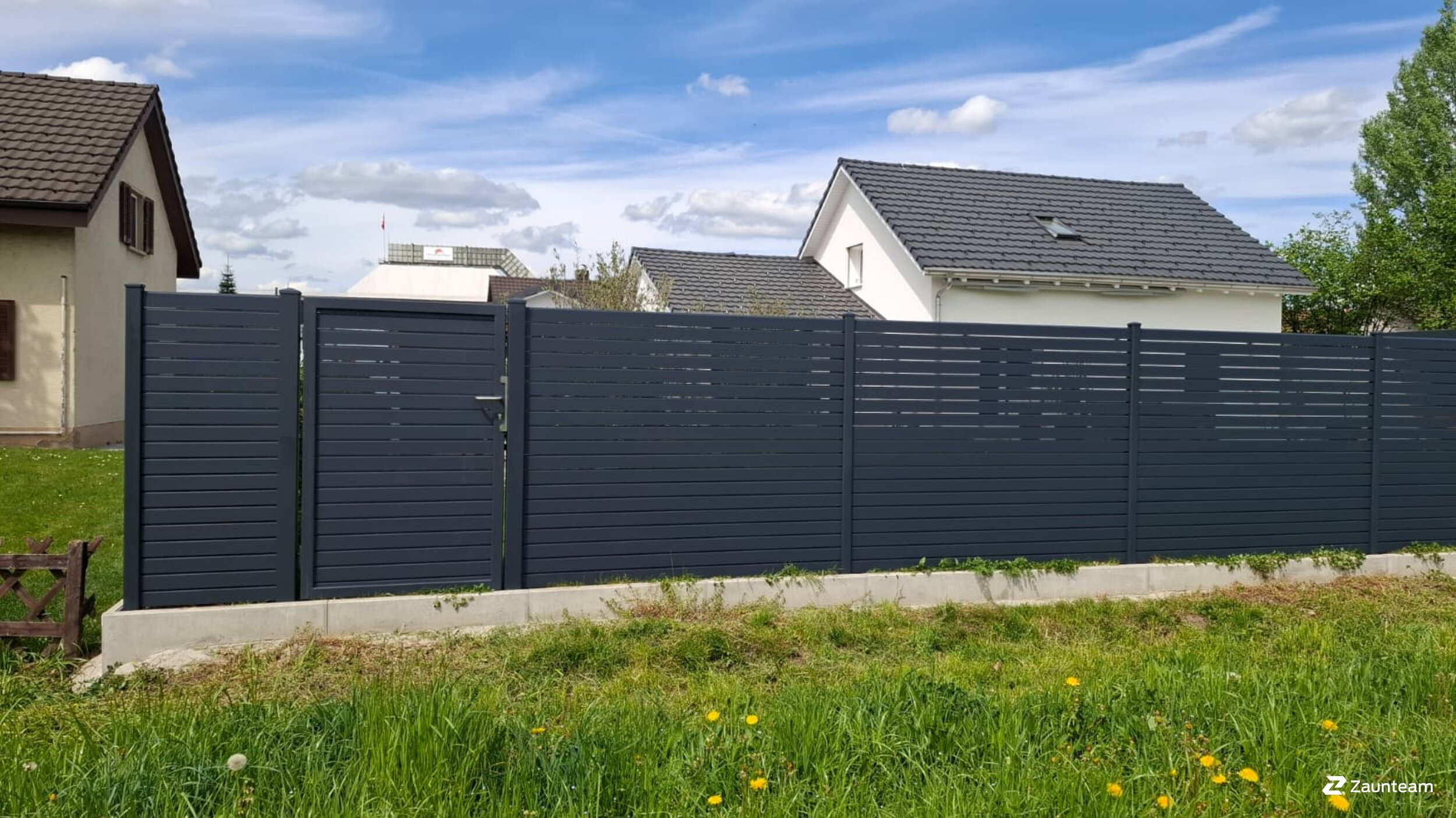 Aluminium Sichtschutz aus dem 2026 in 5610 Wohlen Schweiz von Zaunteam Aargau AG.