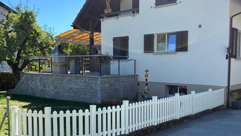 Clôture en aluminium de 2026 à 5236 Remigen Suisse de Zaunteam Aargau AG.