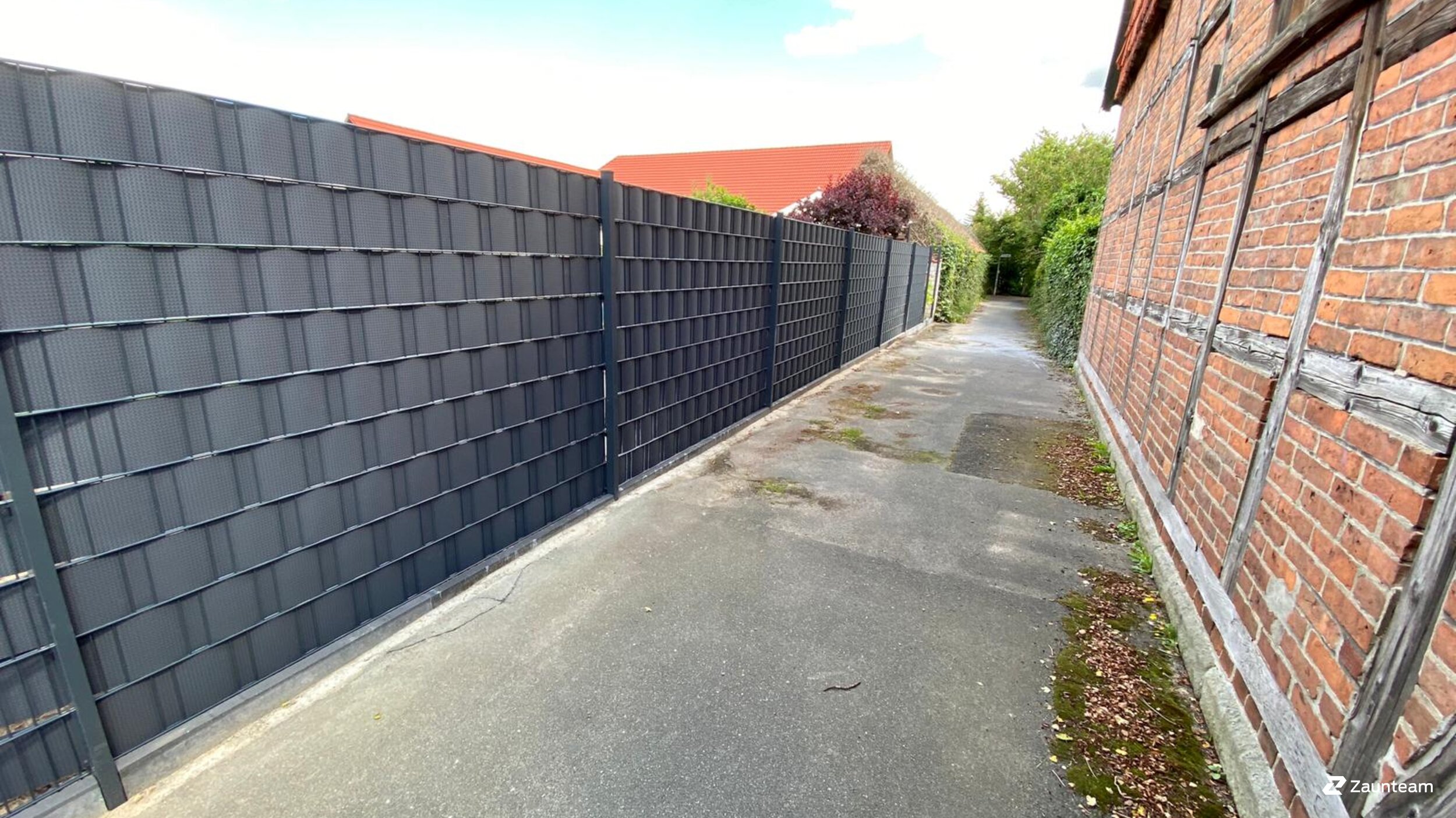 Protection brise-vue en tressage de 2020 à 38448 Wolfsburg Allemagne de Zaunteam Südheide-Altmark.