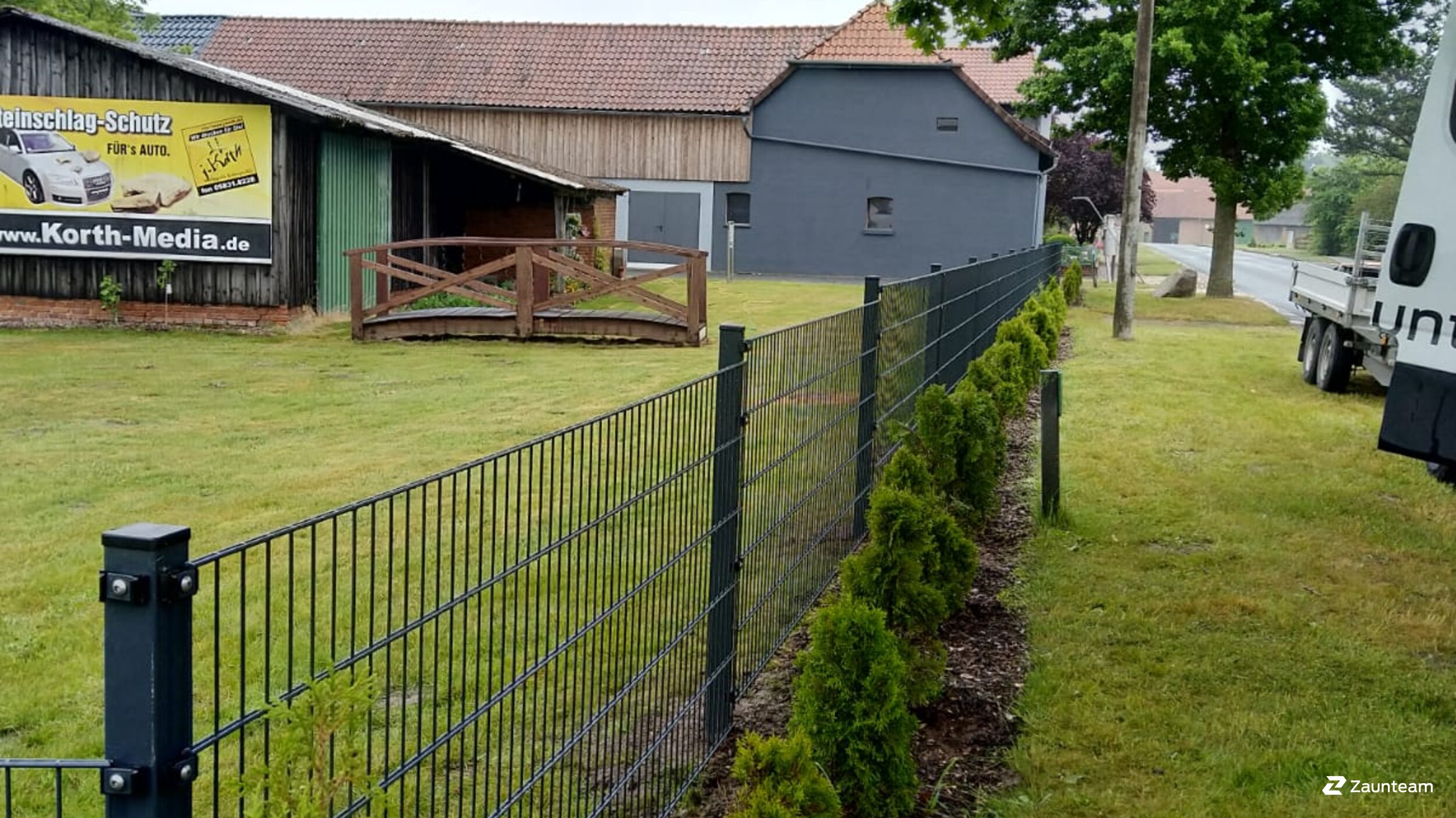 Doppelstabmattenzaun aus dem 2020 in 29379 Wittingen Deutschland von Zaunteam Südheide-Altmark.