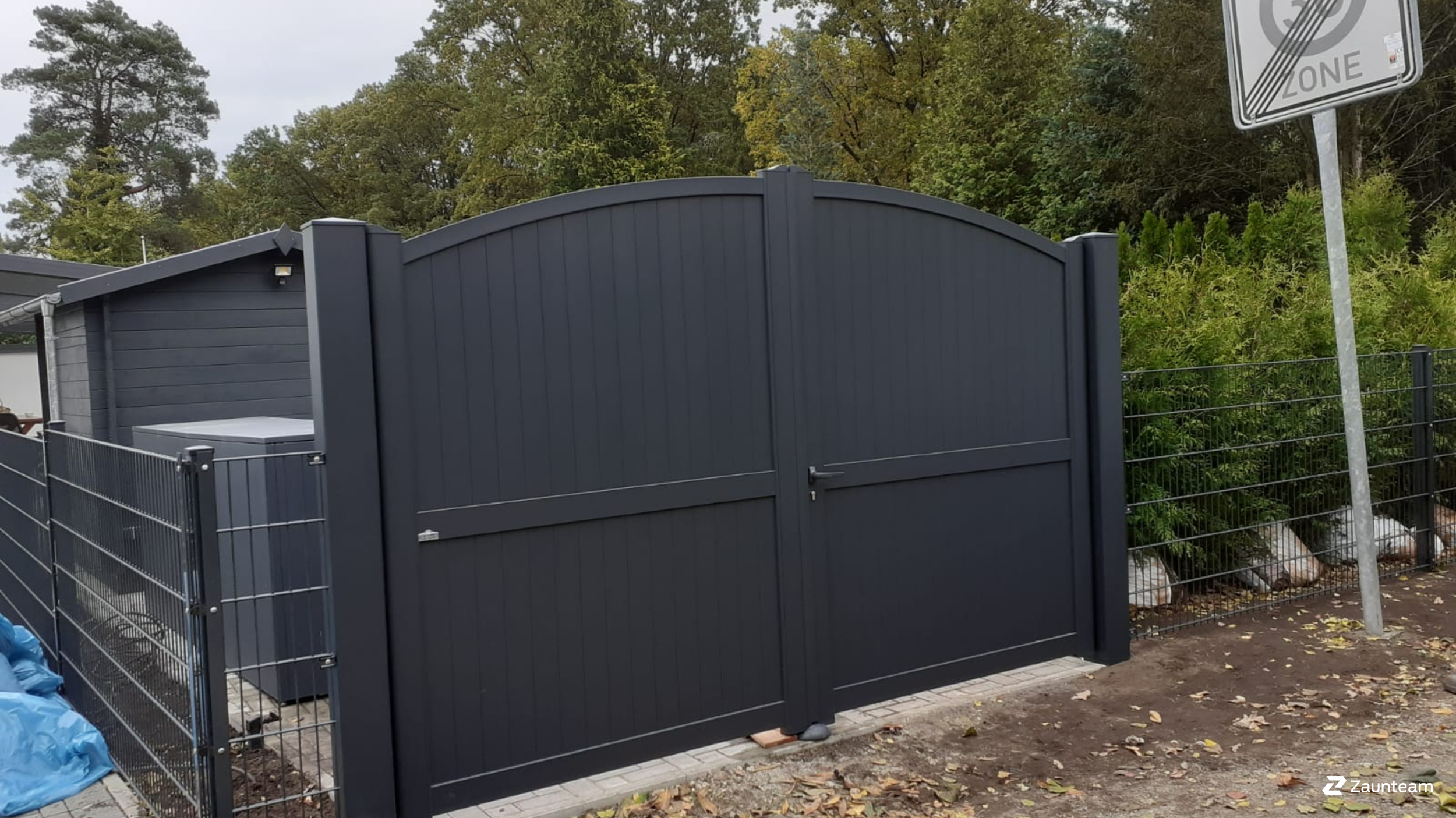 Aluzaun aus dem 2021 in 38524 Sassenburg Deutschland von Zaunteam Südheide-Altmark.