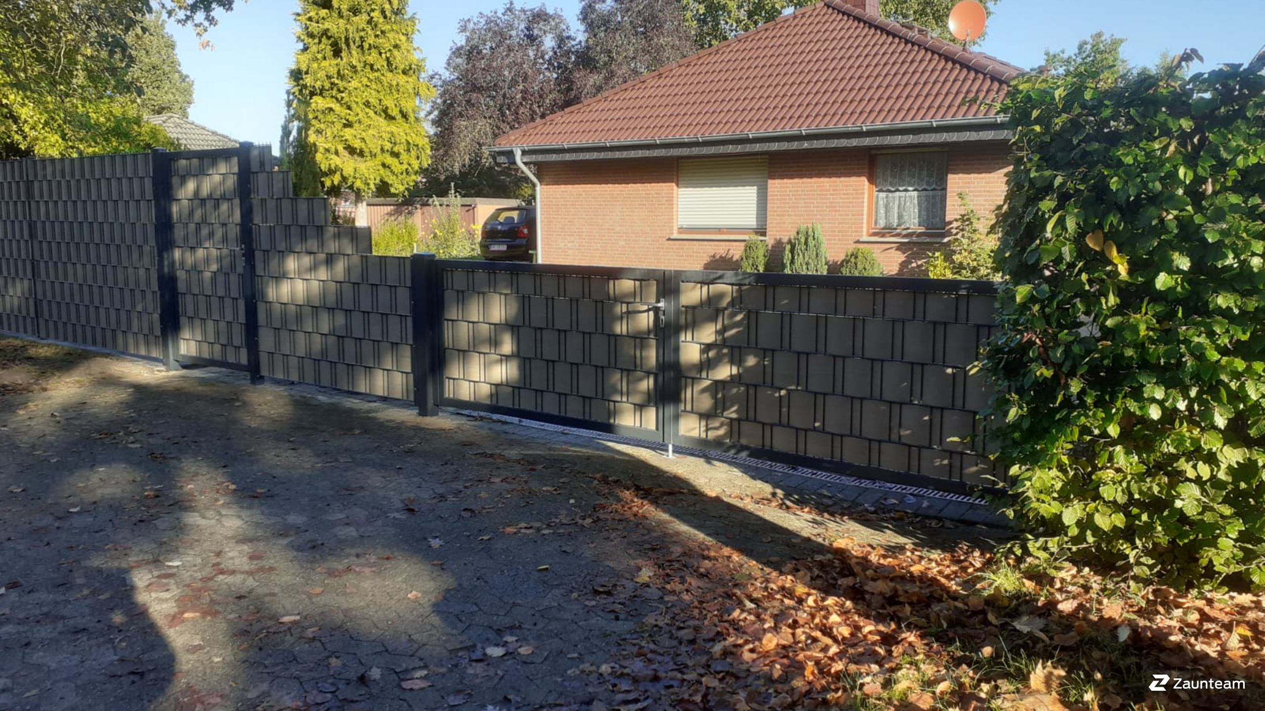 Doppelstabmattenzaun aus dem 2021 in 29379 Knesebeck Deutschland von Zaunteam Südheide-Altmark.