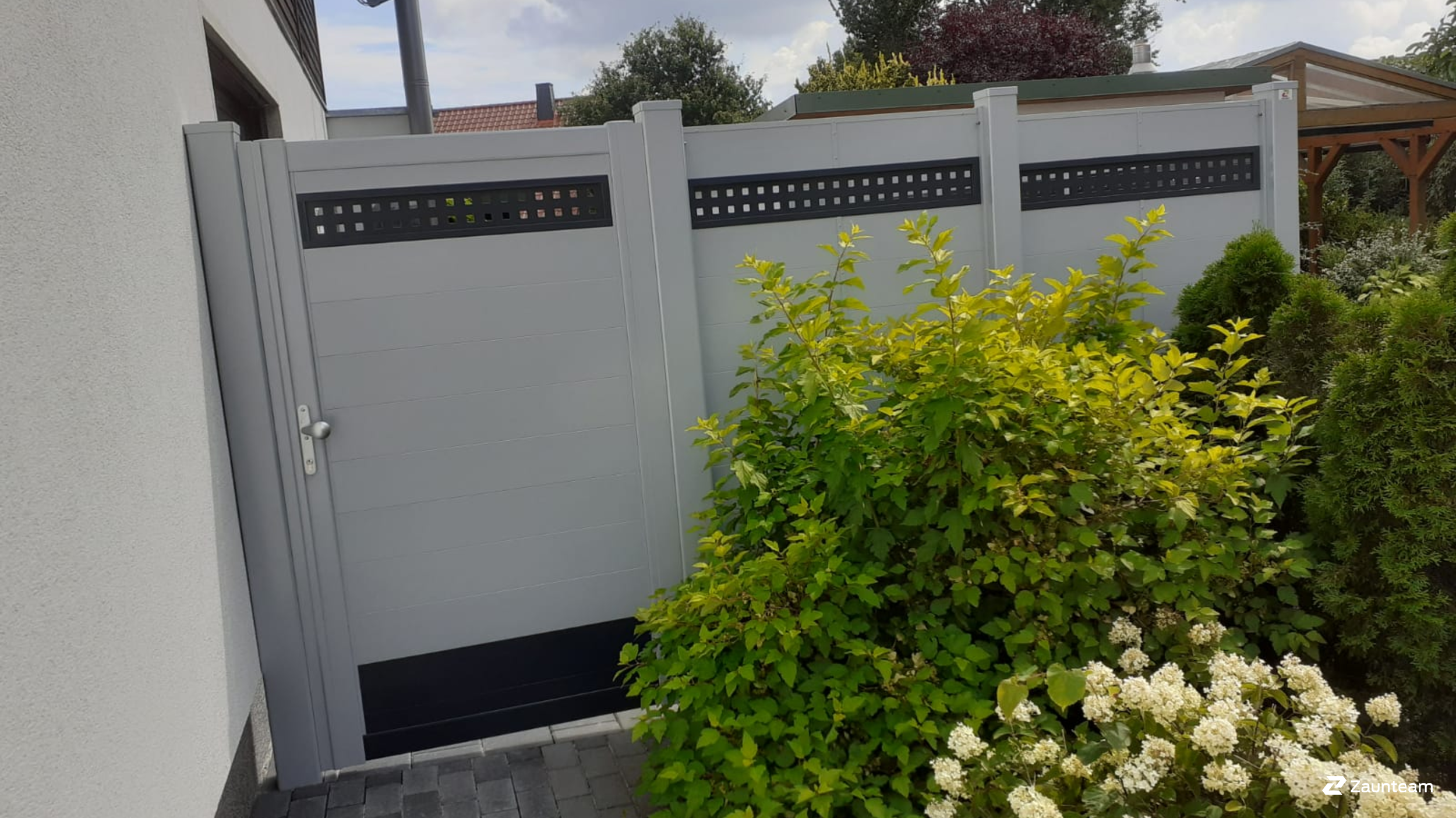 Aluminium Sichtschutz aus dem 2021 in 29399 Wahrenholz Deutschland von Zaunteam Südheide-Altmark.