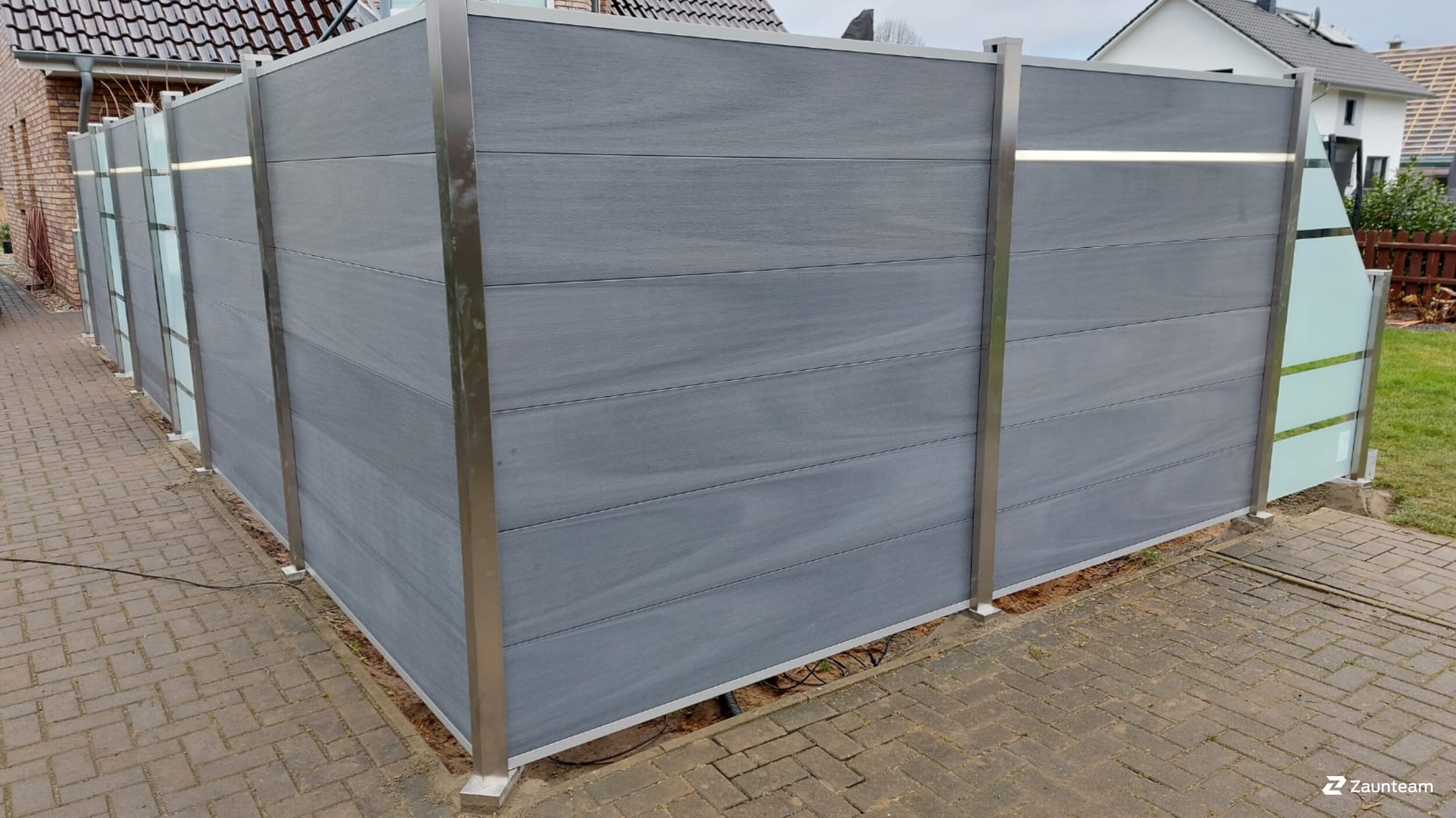WPC Sichtschutz aus dem 2021 in 21337 Lüneburg Deutschland von Zaunteam Südheide-Altmark.