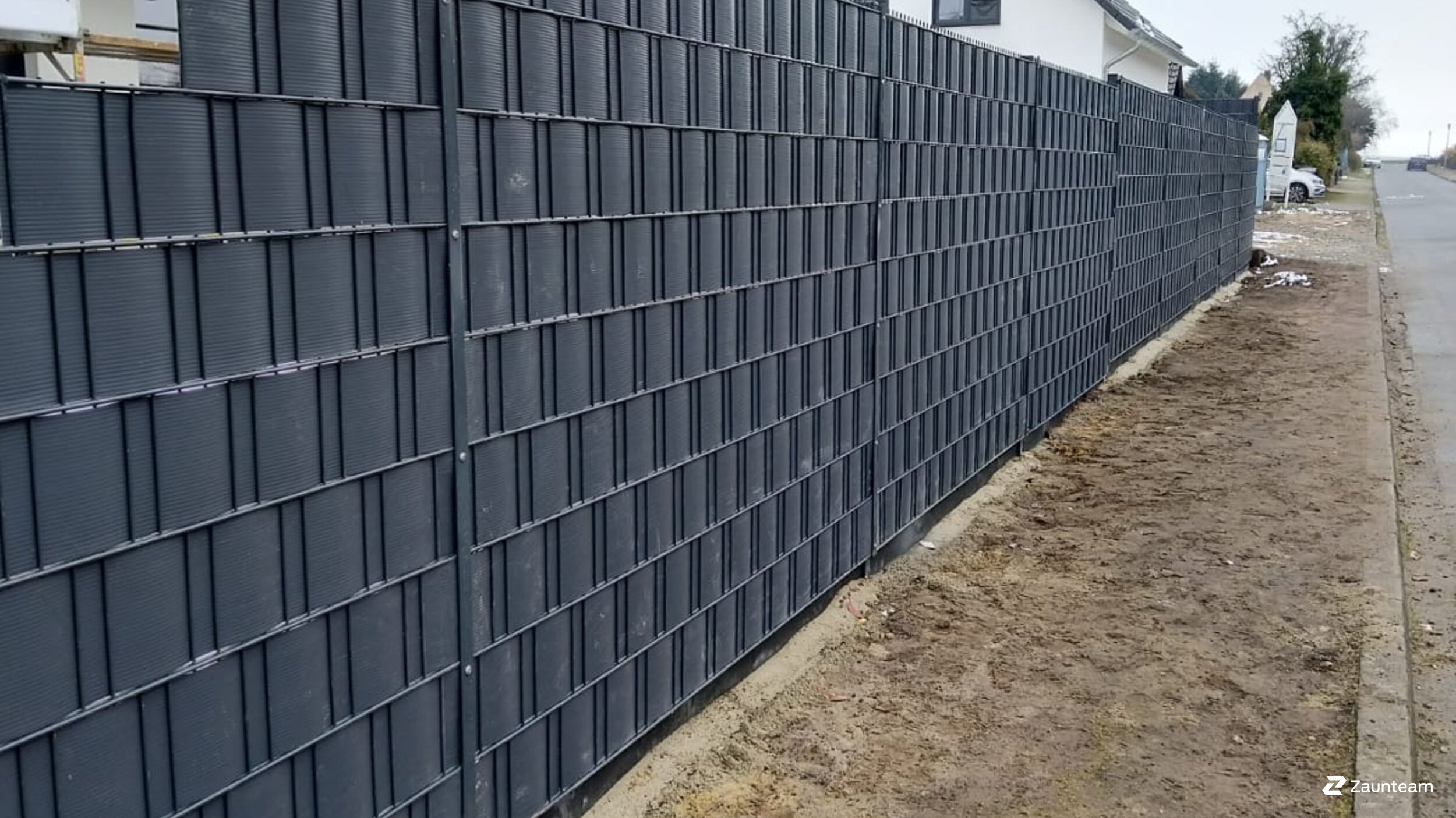 Protection brise-vue en tressage de 2020 à 29378 Wittingen Allemagne de Zaunteam Südheide-Altmark.