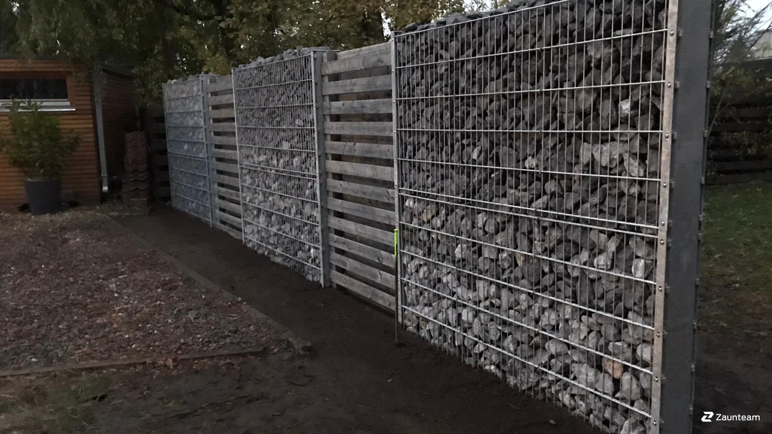 Gabions de 2019 à 38531 Rötgesbüttel Allemagne de Zaunteam Südheide-Altmark.