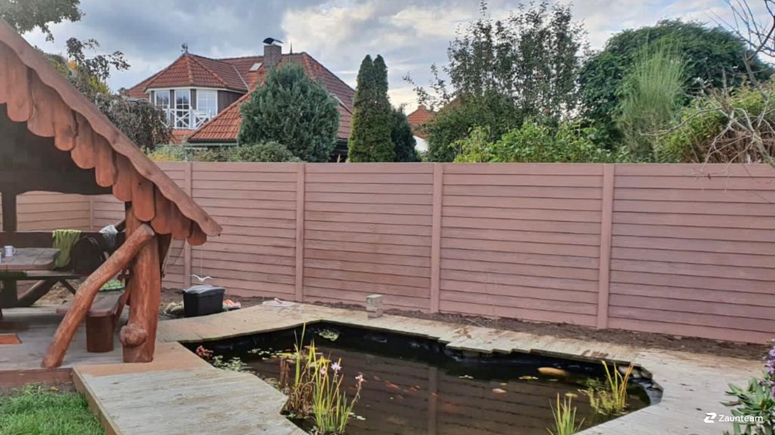 Betonzaun aus dem 2020 in 29361 Höfer Deutschland von Zaunteam Südheide-Altmark.