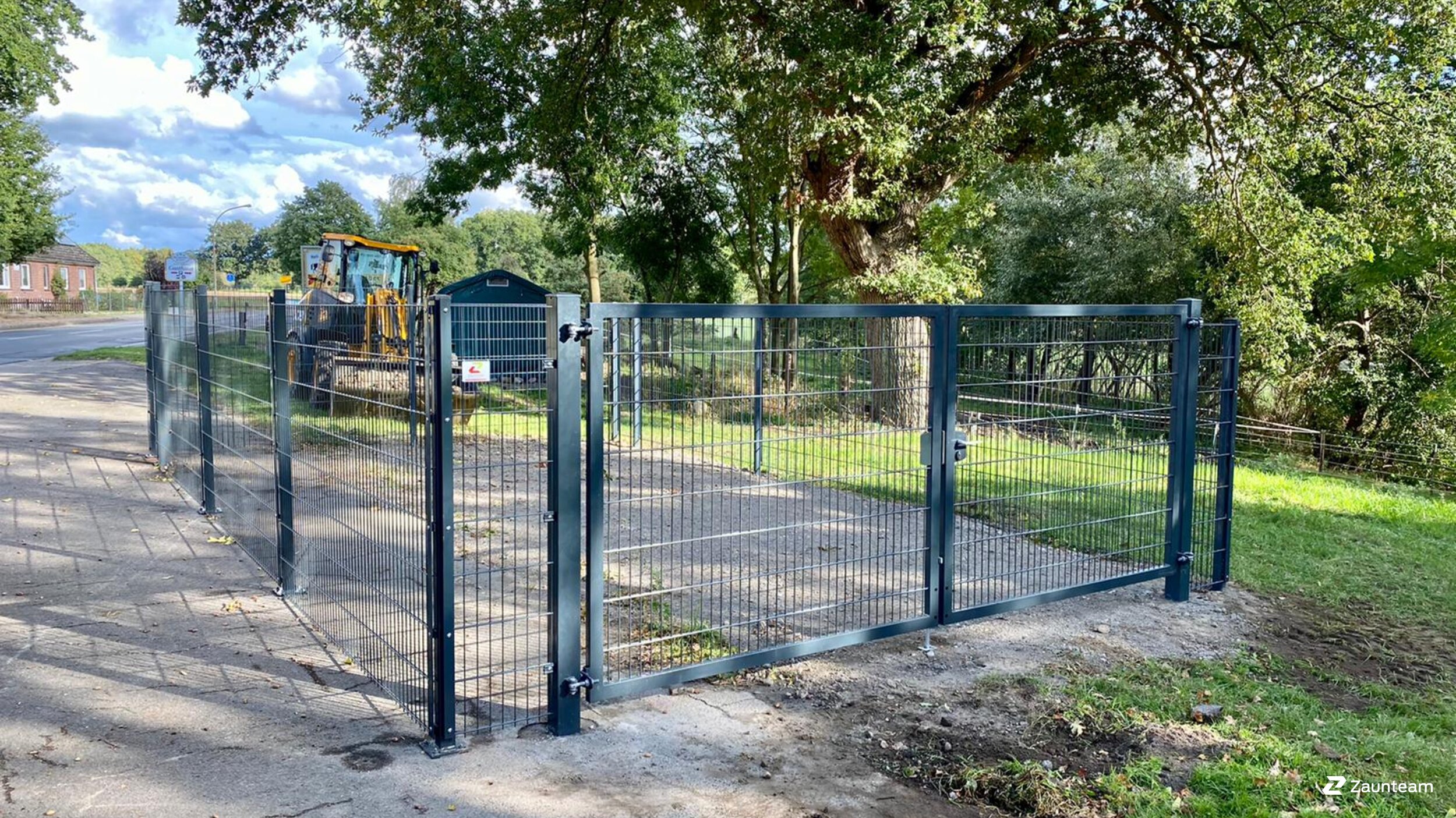 Doppelstabmattenzaun aus dem 2020 in 29525 Hansen Deutschland von Zaunteam Südheide-Altmark.