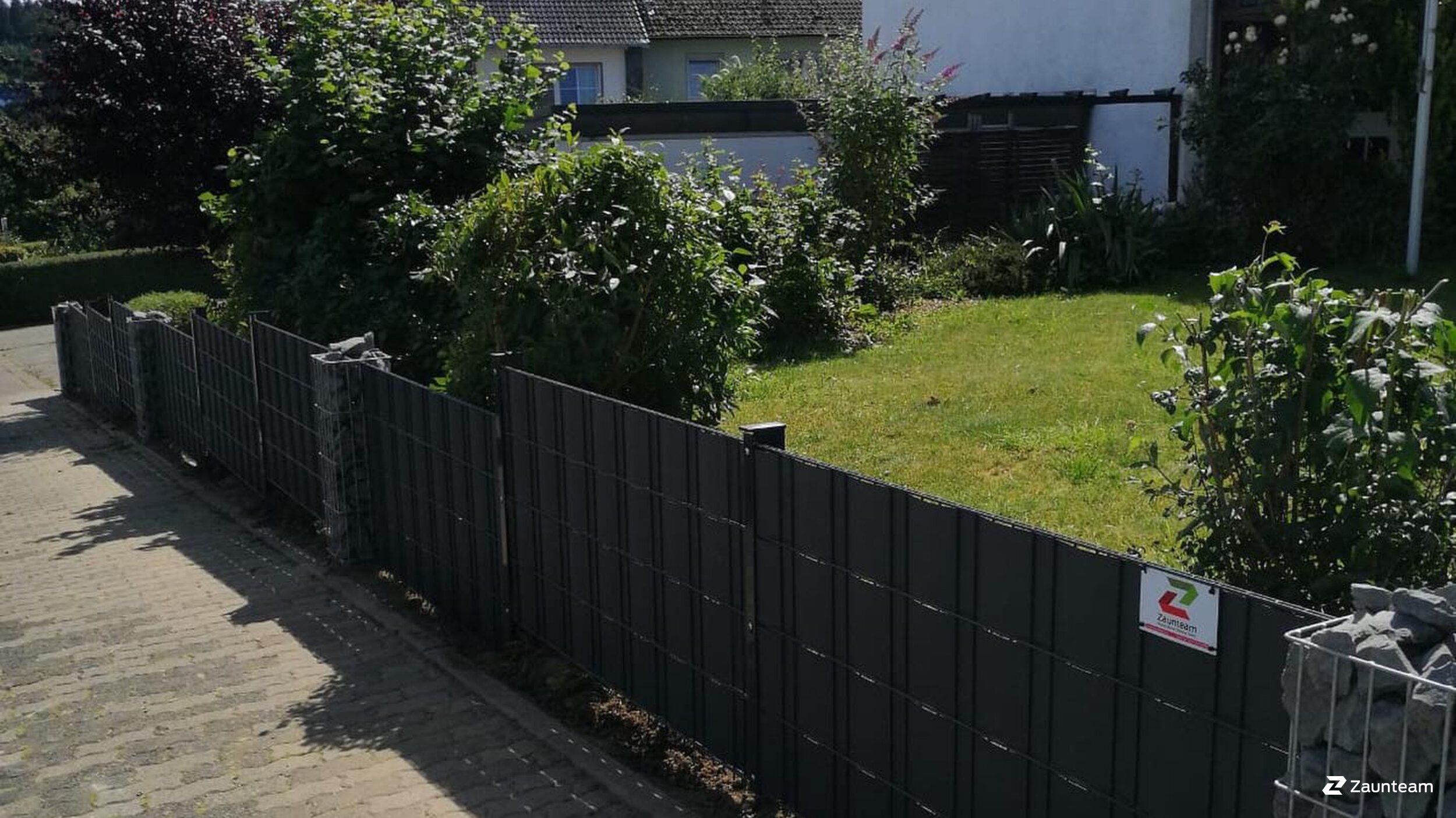 Protection brise-vue en tressage de 2020 à 58809 Neuenrade Allemagne de Zaunteam Sauerland.